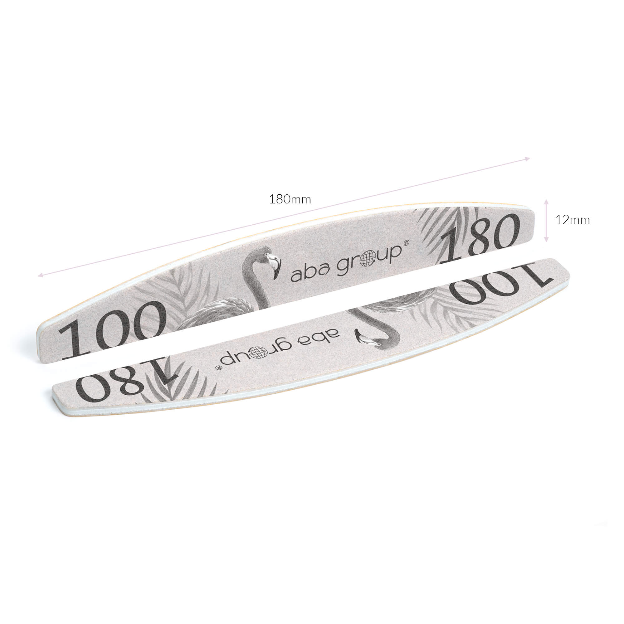 ABA Nail file Crescent 100/180 - 1pc.