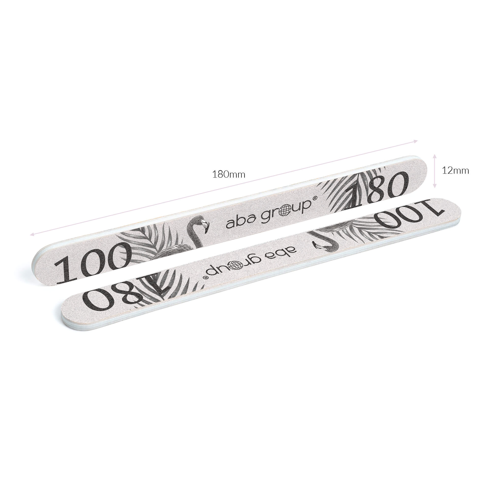 ABA Nail file Straight 100/180 - 1pc.