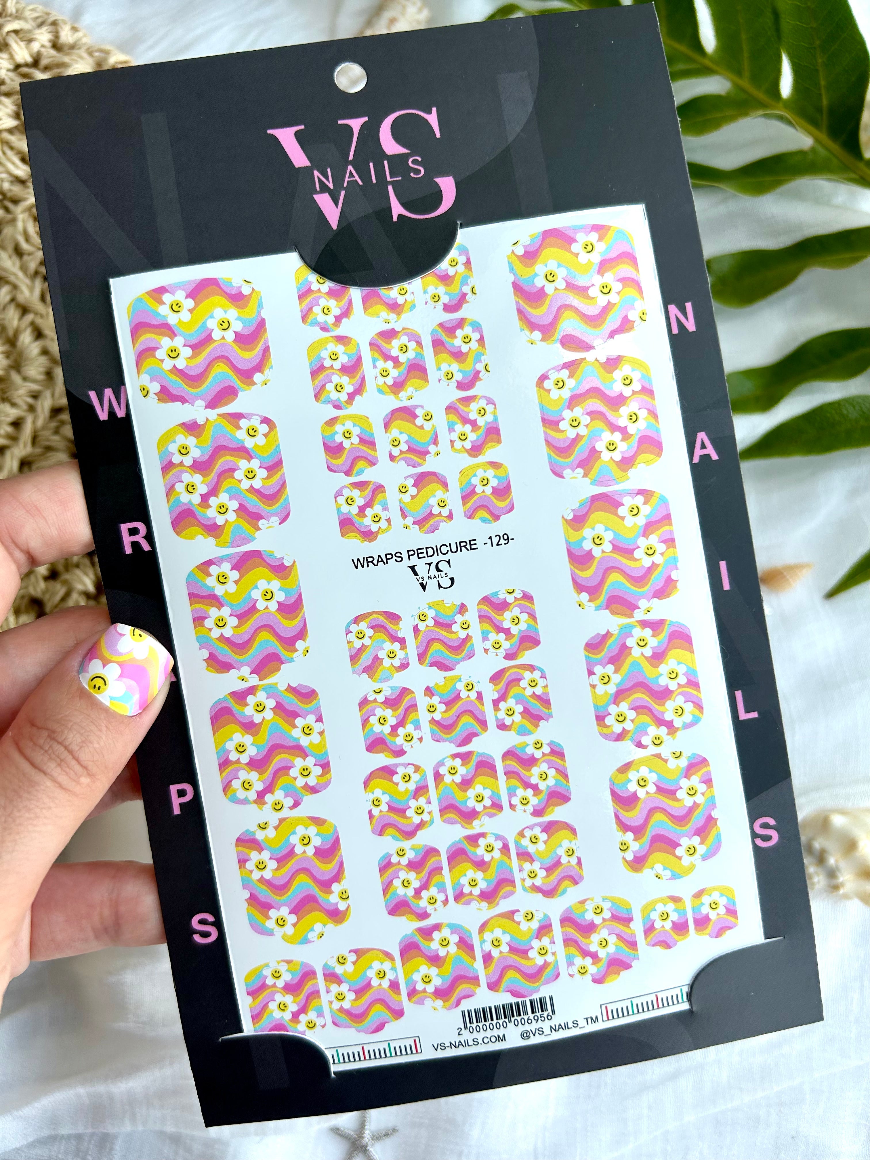 VS NAGŲ Pedikiūro įvyniojimai Nr.129