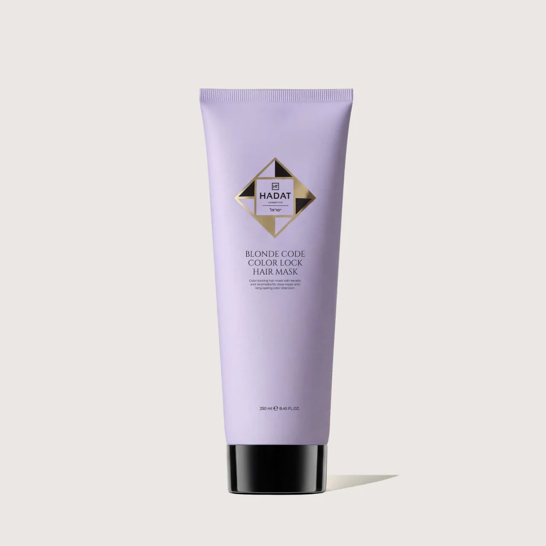 HADAT BLONDE CODE COLOR LOCK HAIR MASK — восстанавливающая маска для волос, сохраняющая стойкость цвета, 250 мл