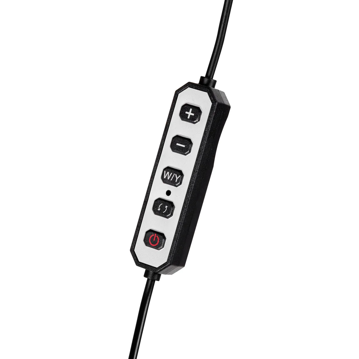 Blakstienų ir makiažo be šešėlių LED lempa Momo balta su pagrindu