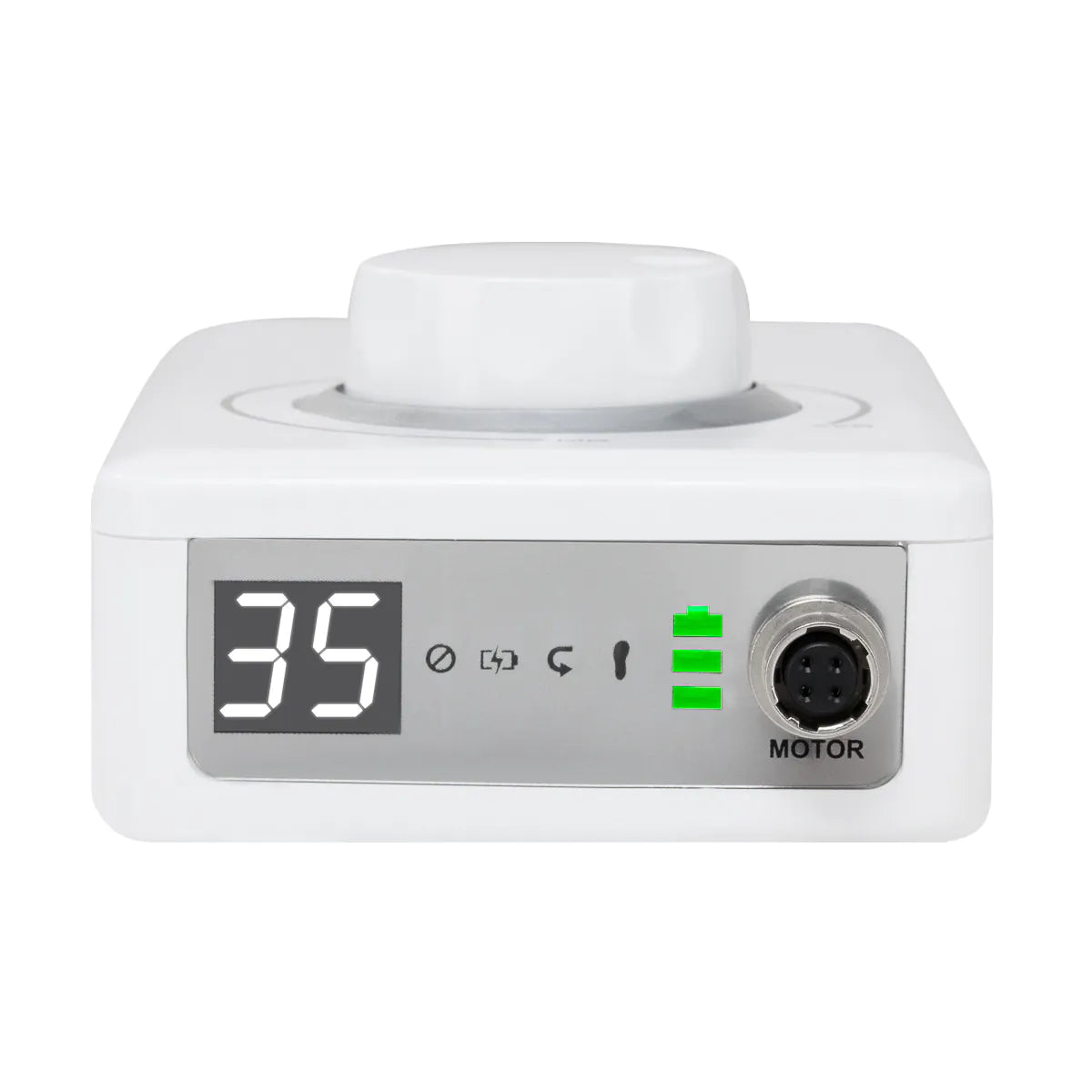 MARATONAS K38 PRO Baltas SAEYANG+ BS30 be anglies (30 000 aps./min) (12v)