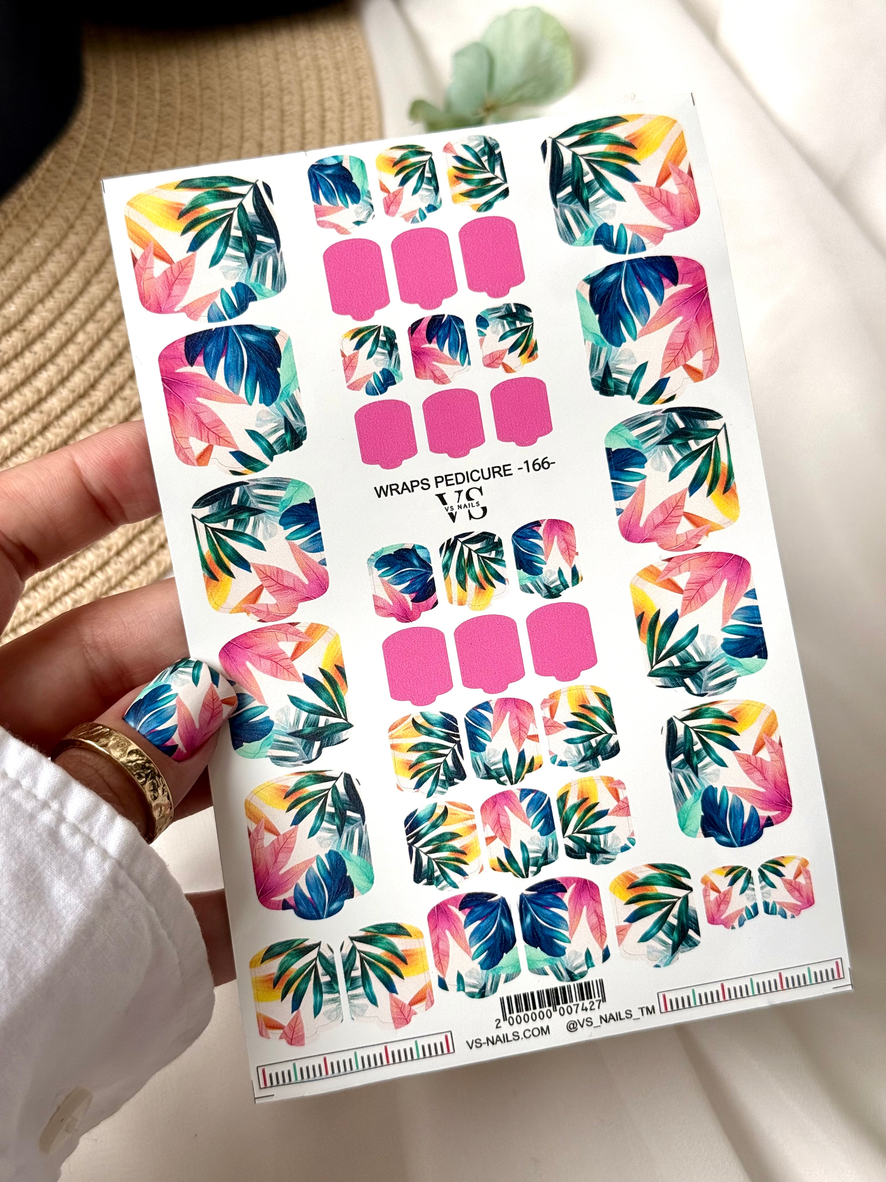 VS NAILS Pedicure Wraps Nr.166