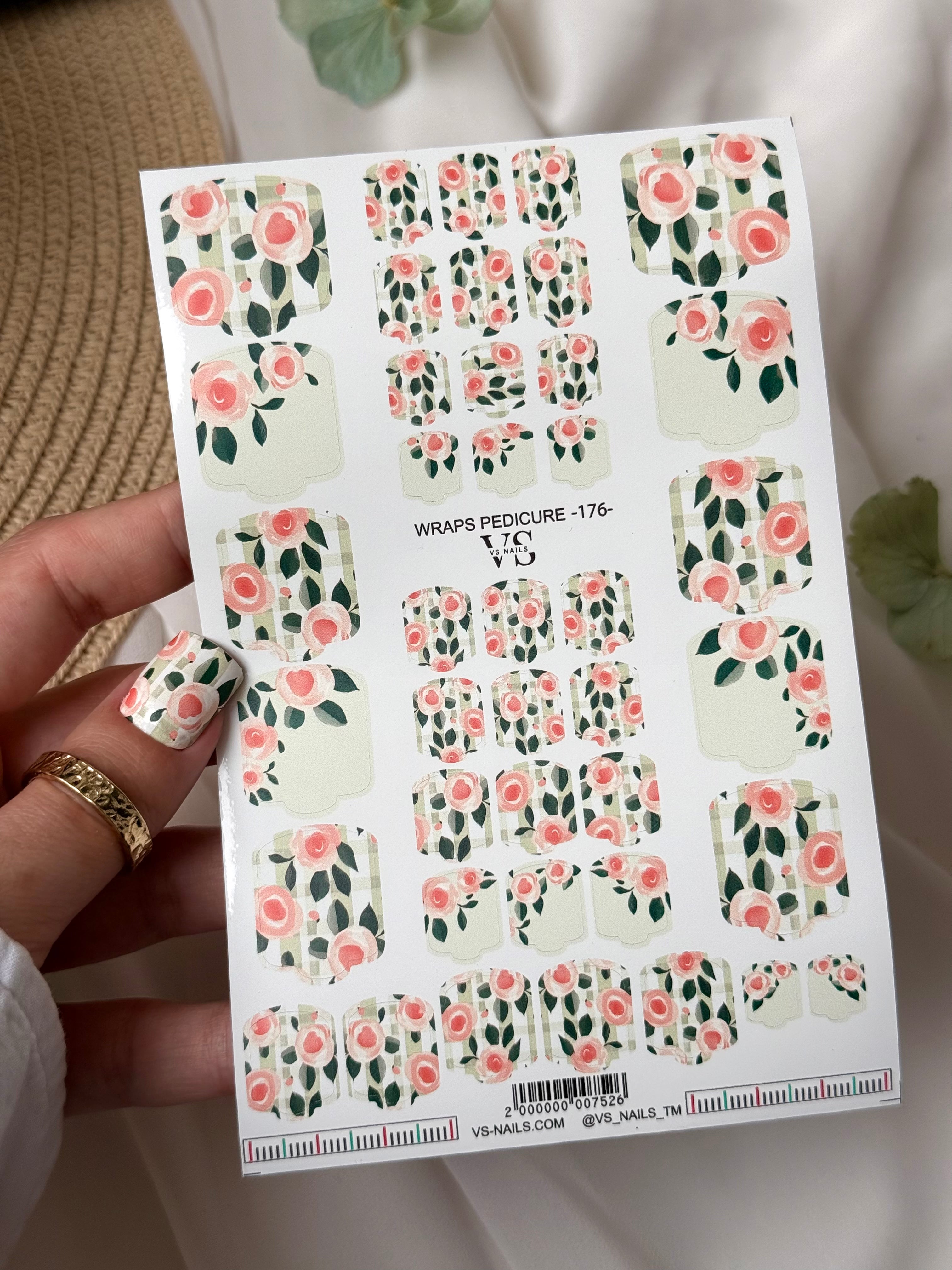 VS NAGŲ Pedikiūro įvyniojimai Nr.176