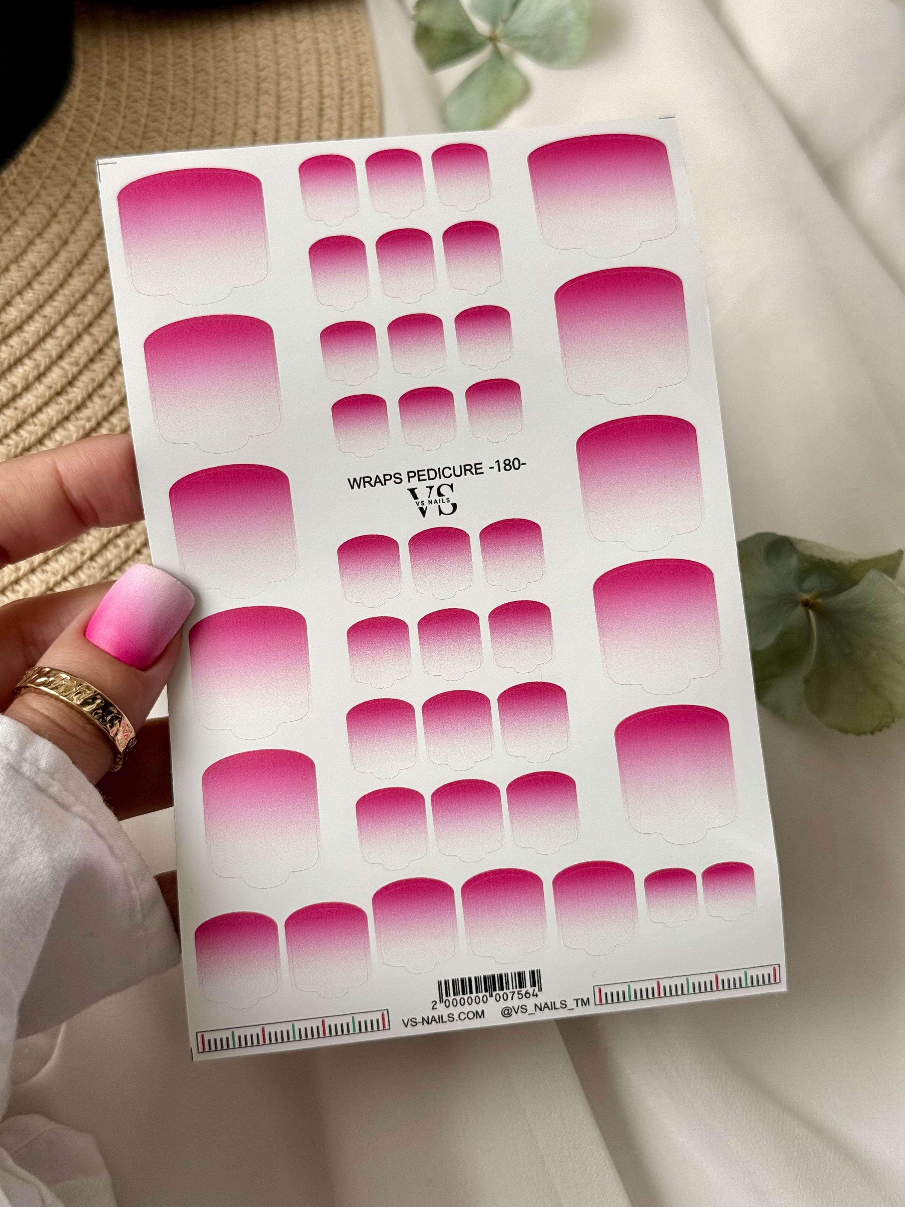 VS NAILS Pedicure Wraps Nr.180