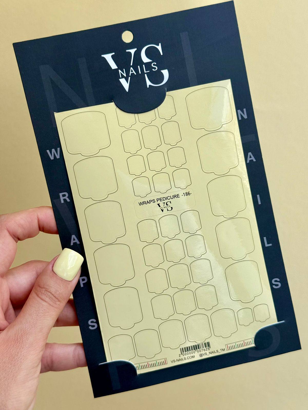 VS NAILS Pedicure Wraps Nr.186