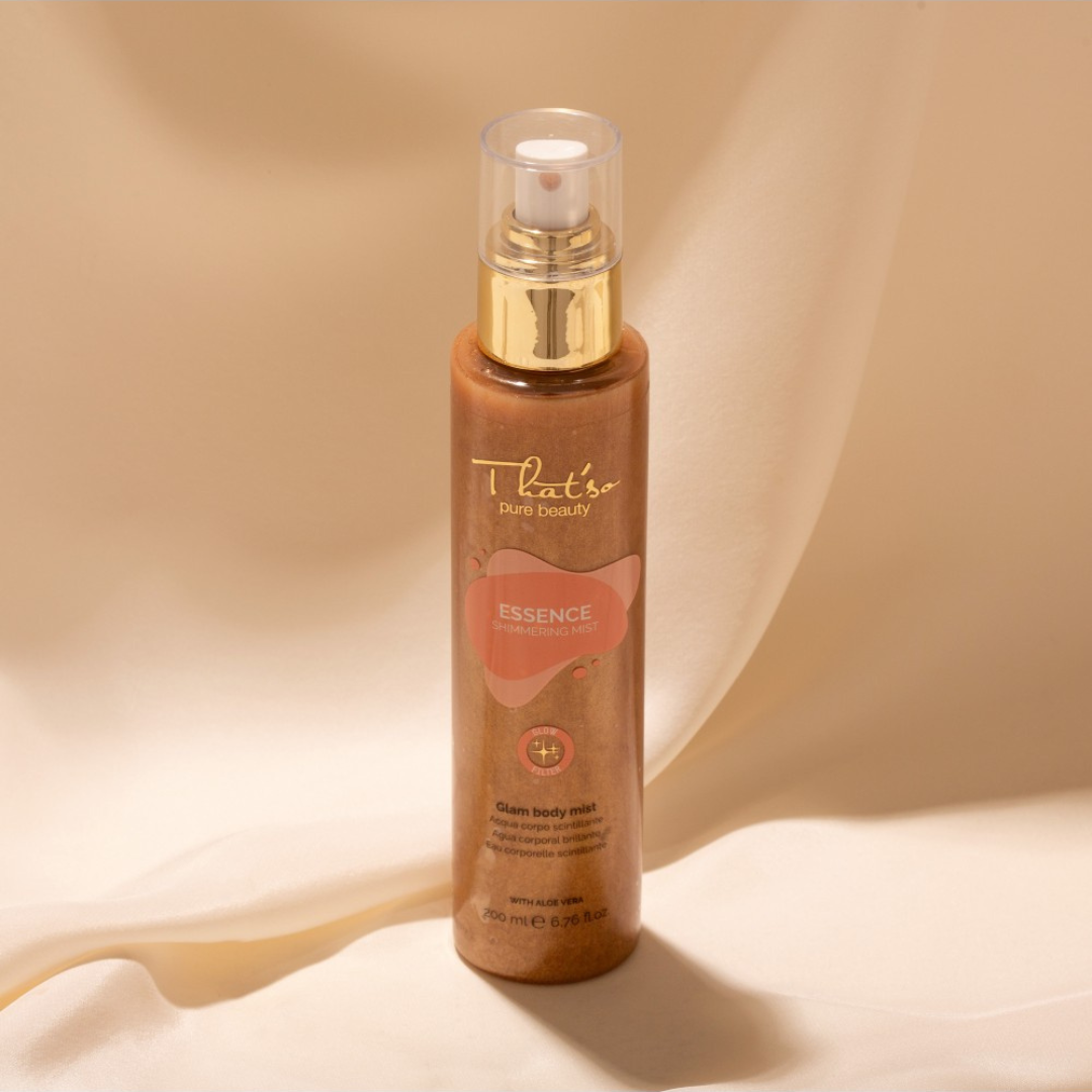 THAT'SO Essence – Shimmering Body Mist Švytintis kūno purškiklis, 200 ml