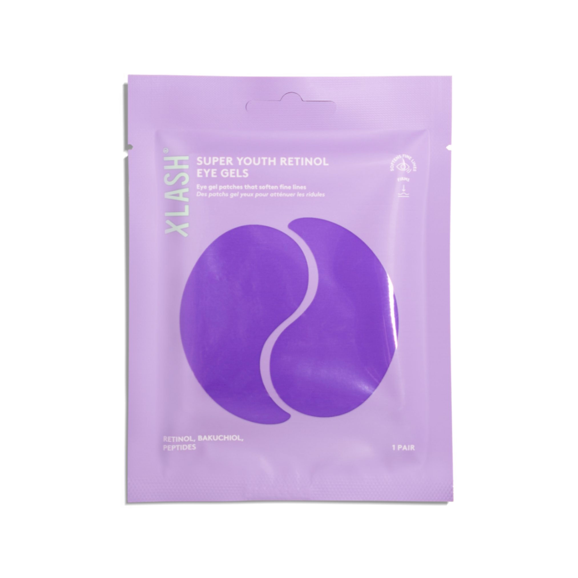 XLASH Super Youth Retinol Eye Gels - гидрогелевые патчи для глаз, 1 пара
