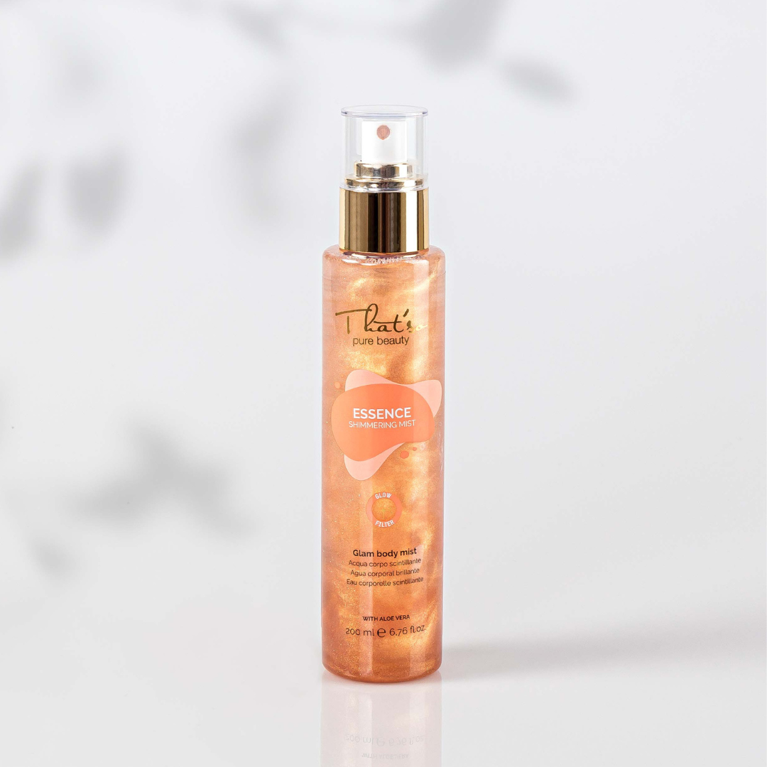 THAT'SO Essence – Shimmering Body Mist Švytintis kūno purškiklis, 200 ml