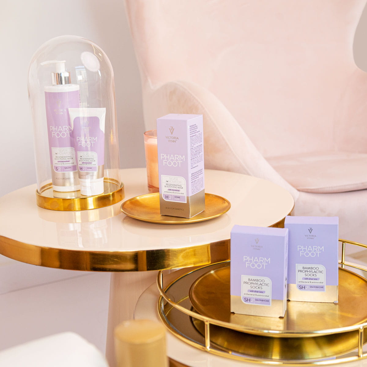 PHARM FOOT BAMBOO PROPHYLAXIS SOCKS with silver ions 39-42cm