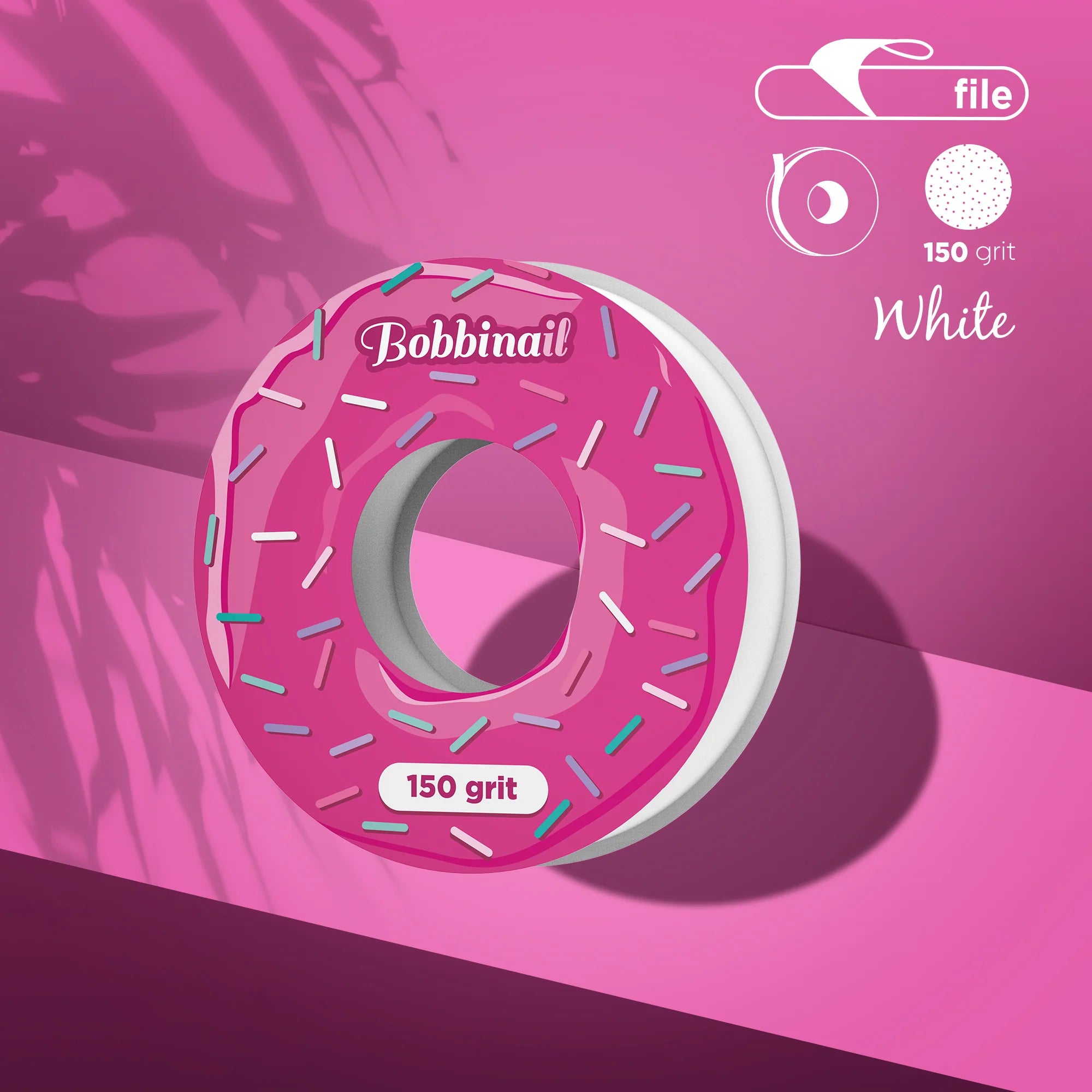 STALEKS Сменная лента для файлов (пончик), белая, ATS-150W / 150 grit / 8 m