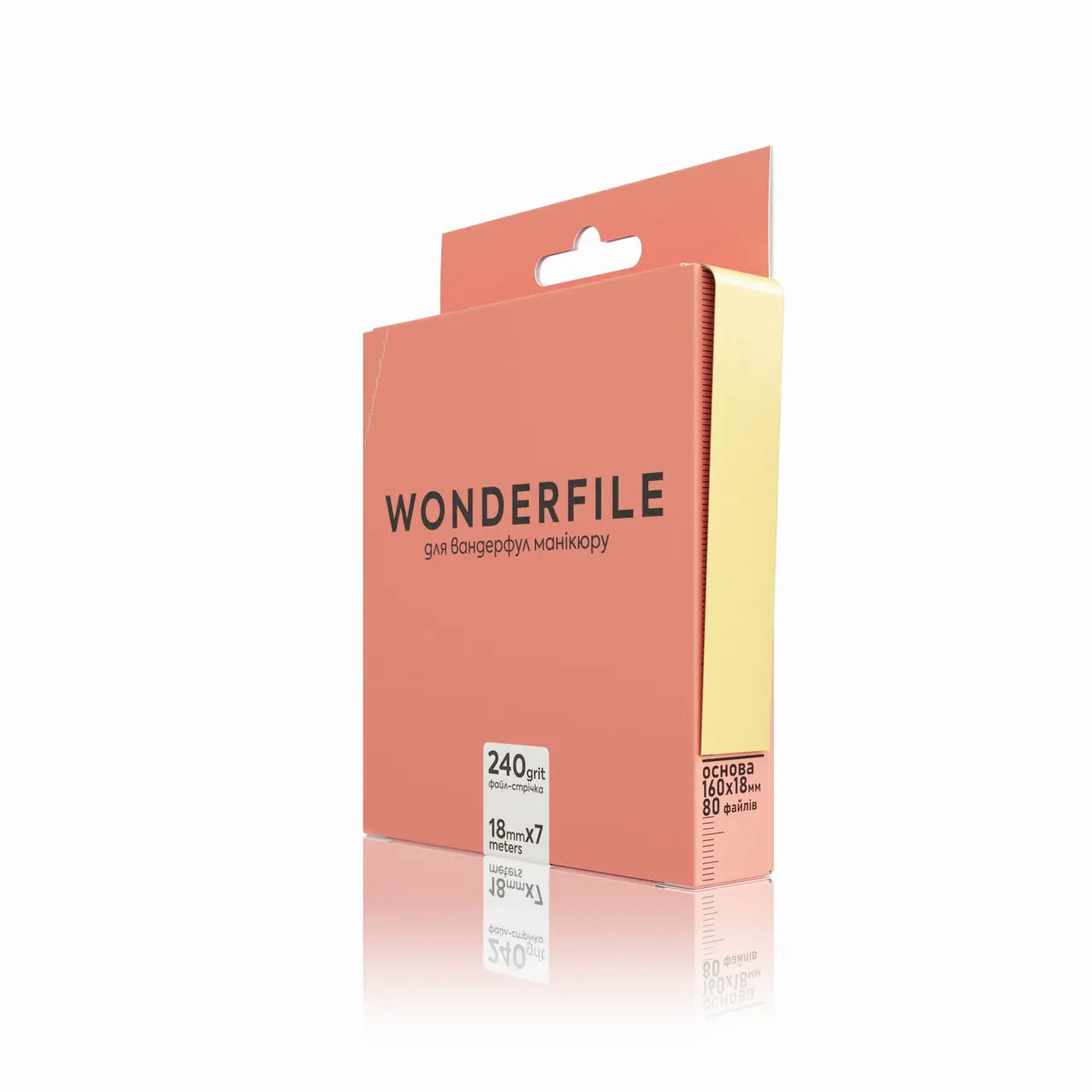 Wonderfile Keičiamas popieriaus lapas 130x15mm, 240g, 7m.