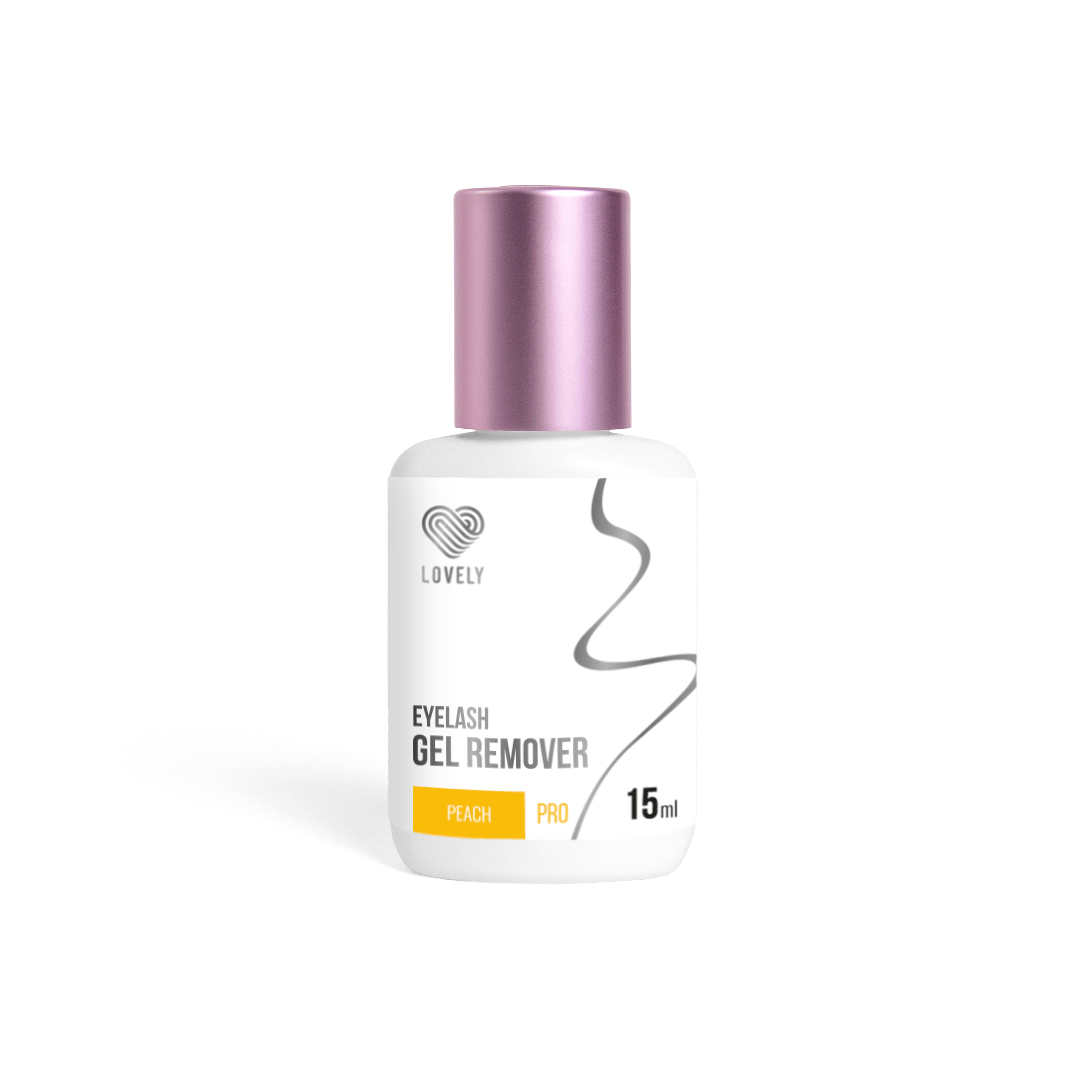 LOVELY Eyelash Gel Remover Peach, 15ml