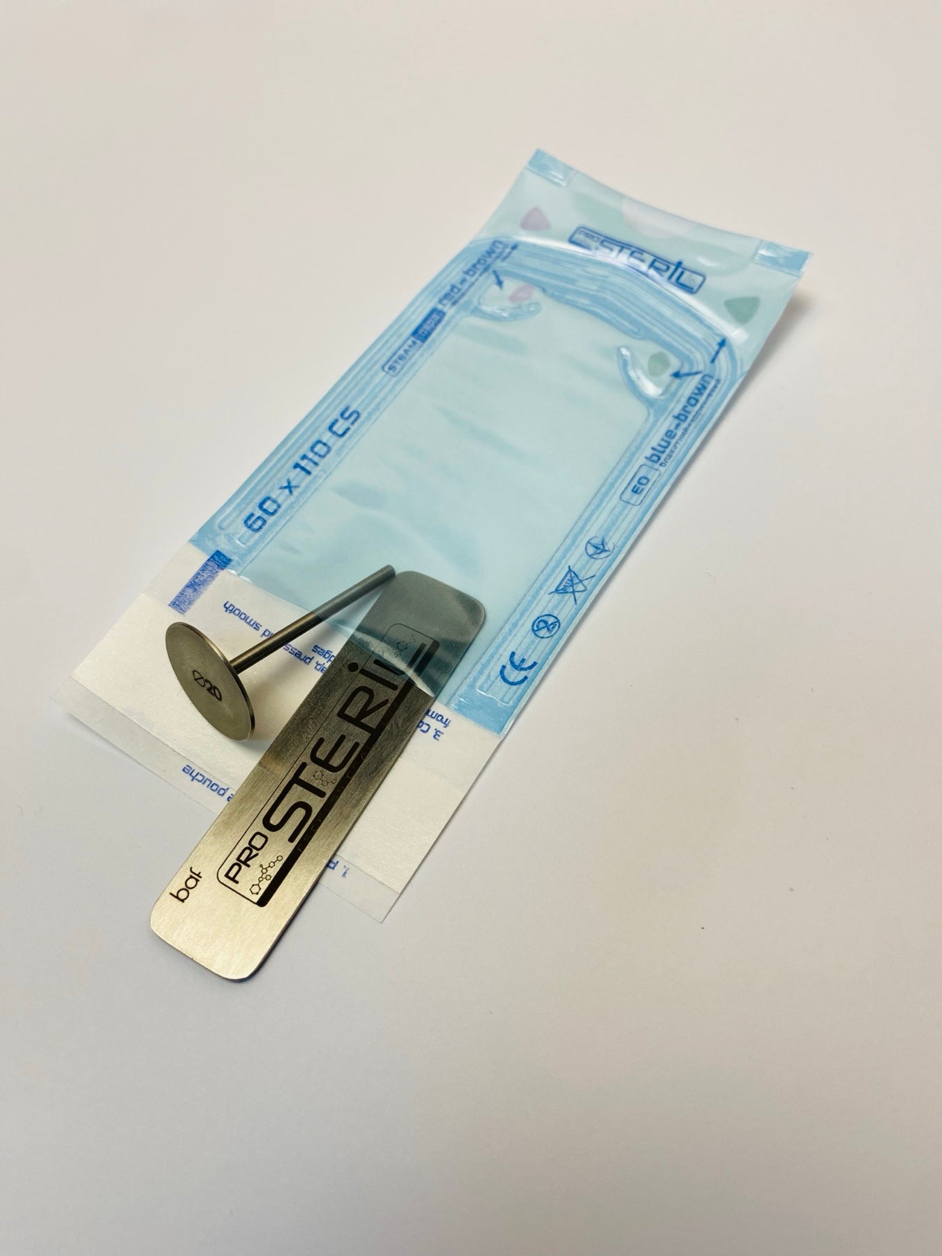 ProSteril Autoclave sterilization bags 60x110mm CS transparent with indicator 200pcs.