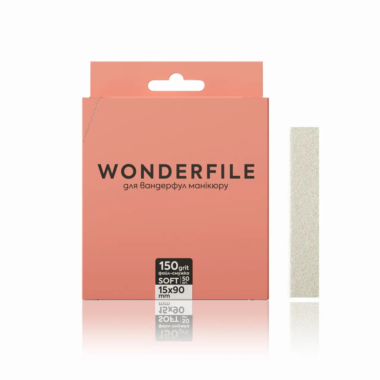 Wonderfile Keičiamas lapas 150gr Minkštas 15x90mm ant putplasčio pagrindo (siūlei 130x15mm) 50 vnt.