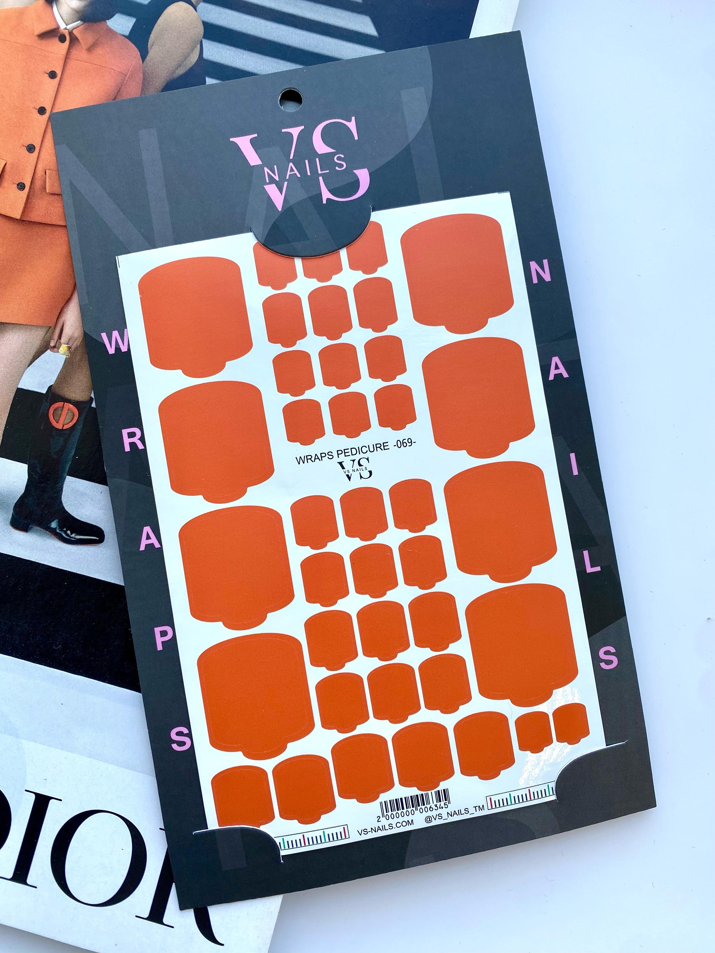 VS NAILS Pedicure Wraps Nr.69