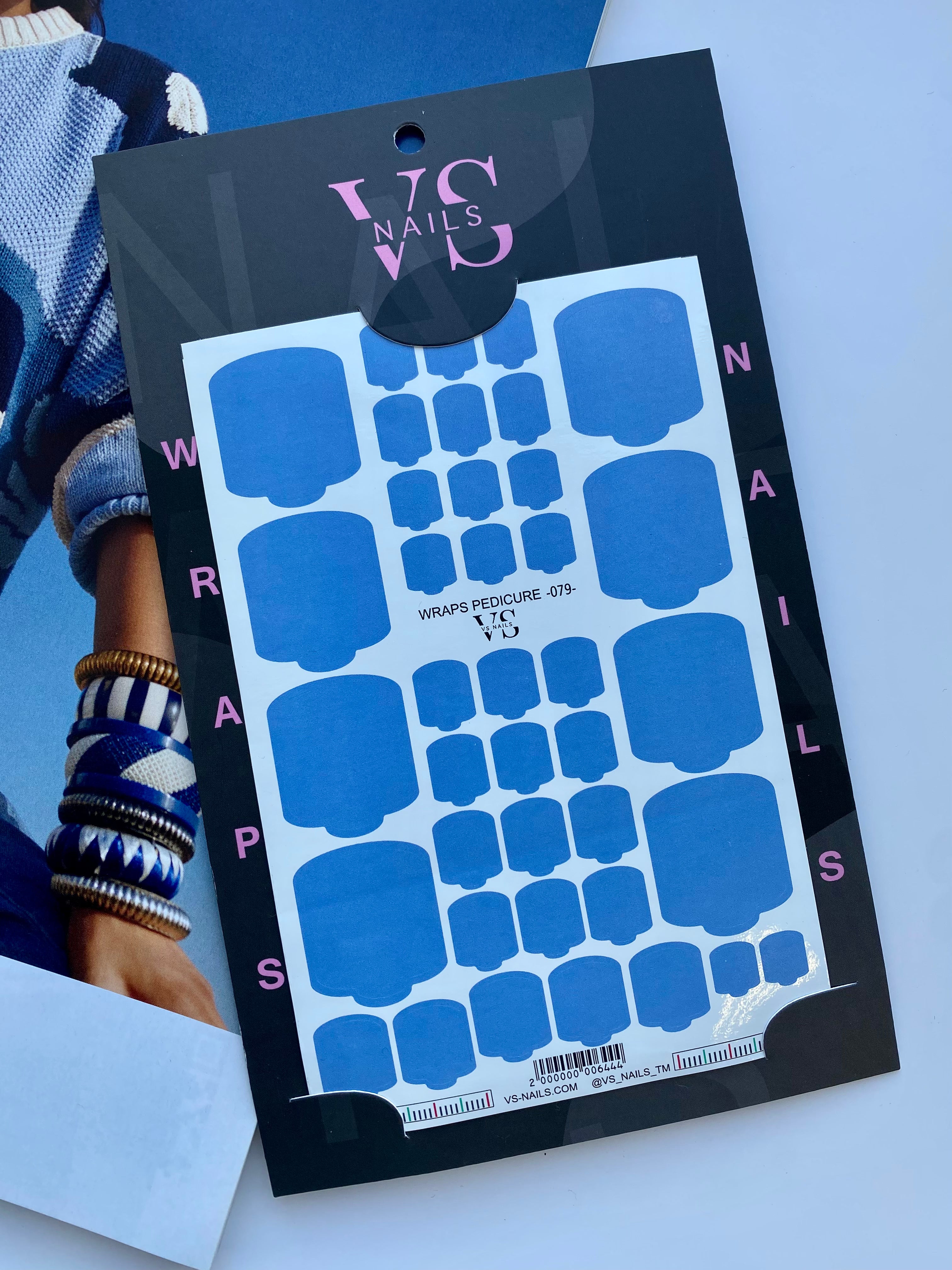 VS NAGŲ Pedikiūro įvyniojimai Nr.79