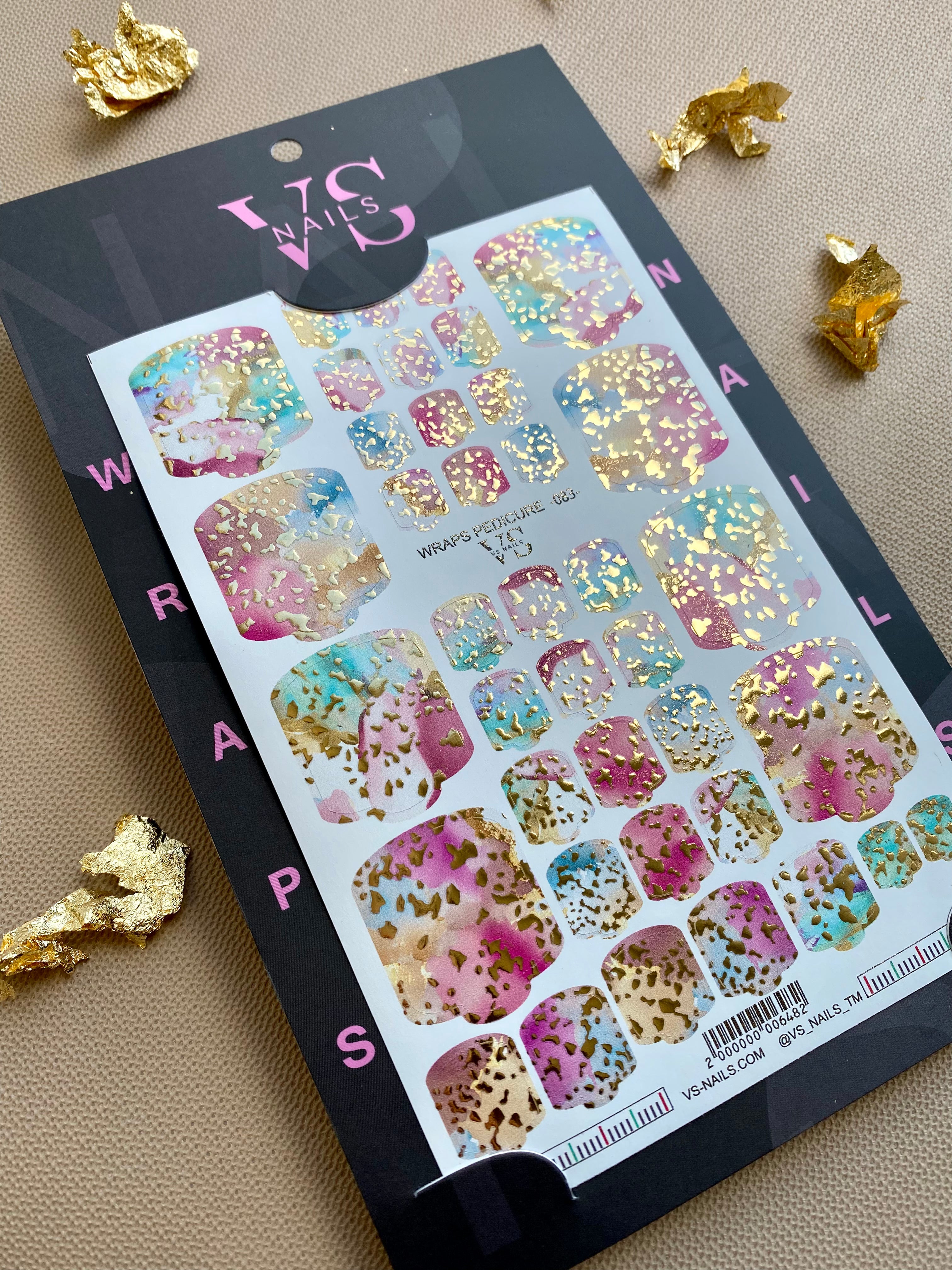 VS NAGŲ Pedikiūro įvyniojimai Nr.83