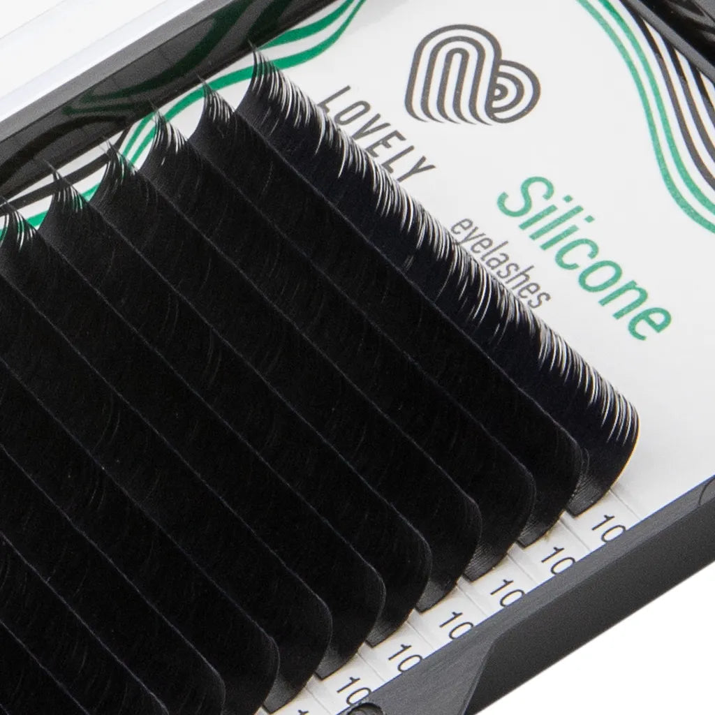 LOVELY Ресницы силиконовые D/0,10х8 мм, 20 рядов