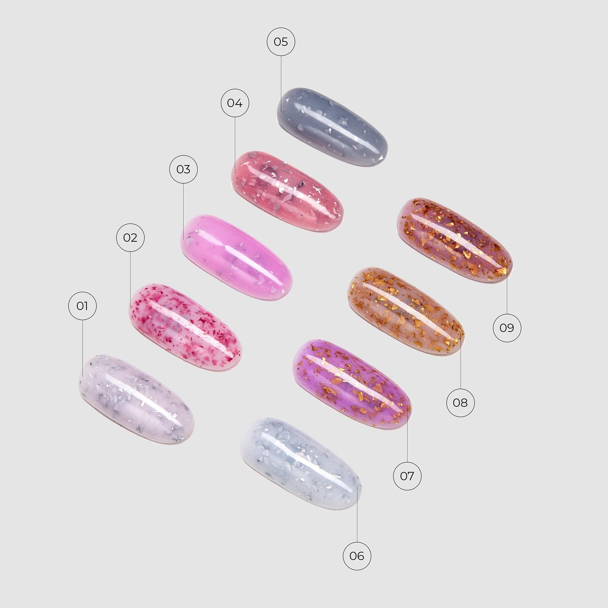 KODI Cover Base Gel Flake 09 7ml