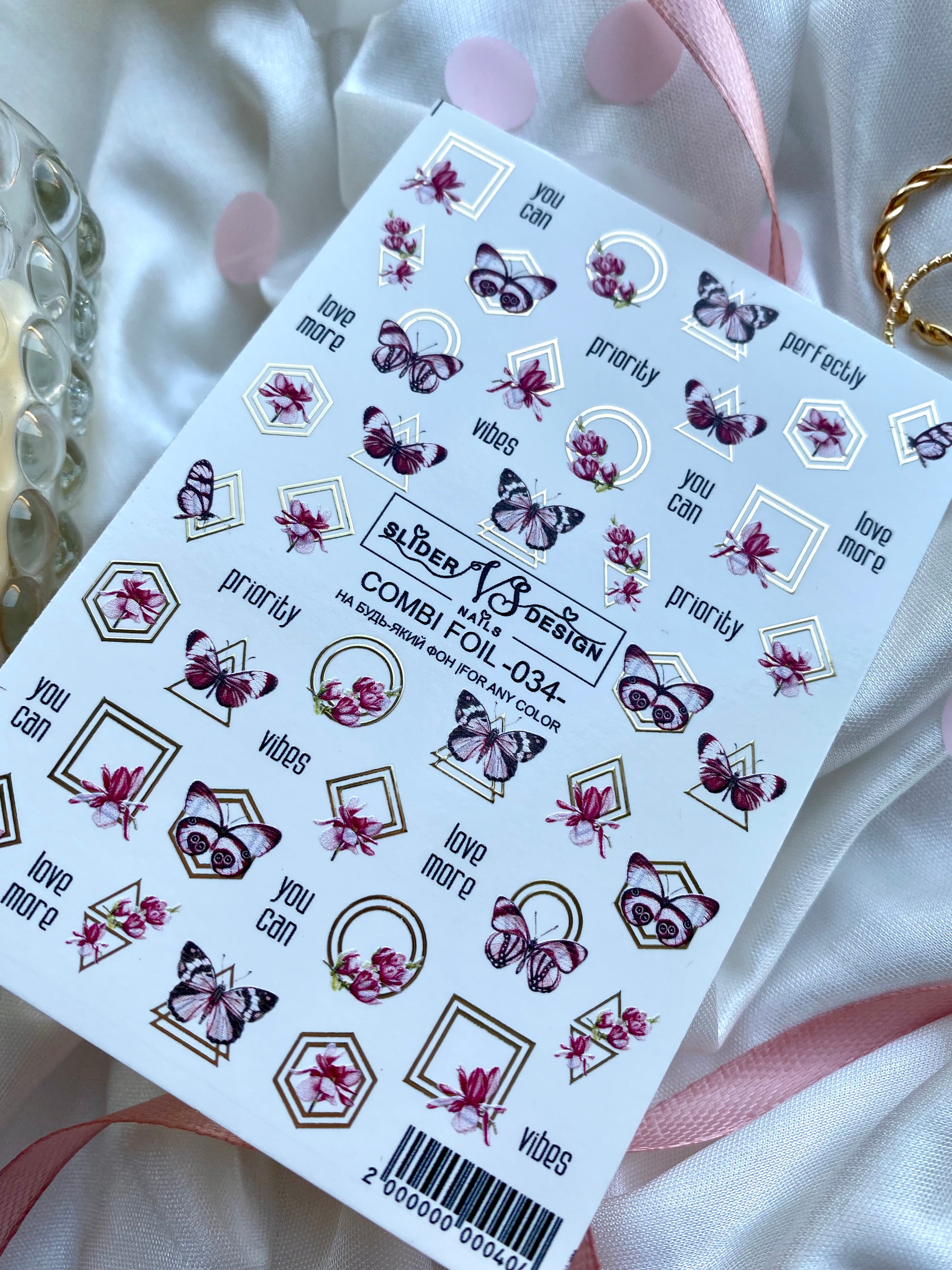 VS NAGAI Slankikliai Kombinuota Folija Nr.34