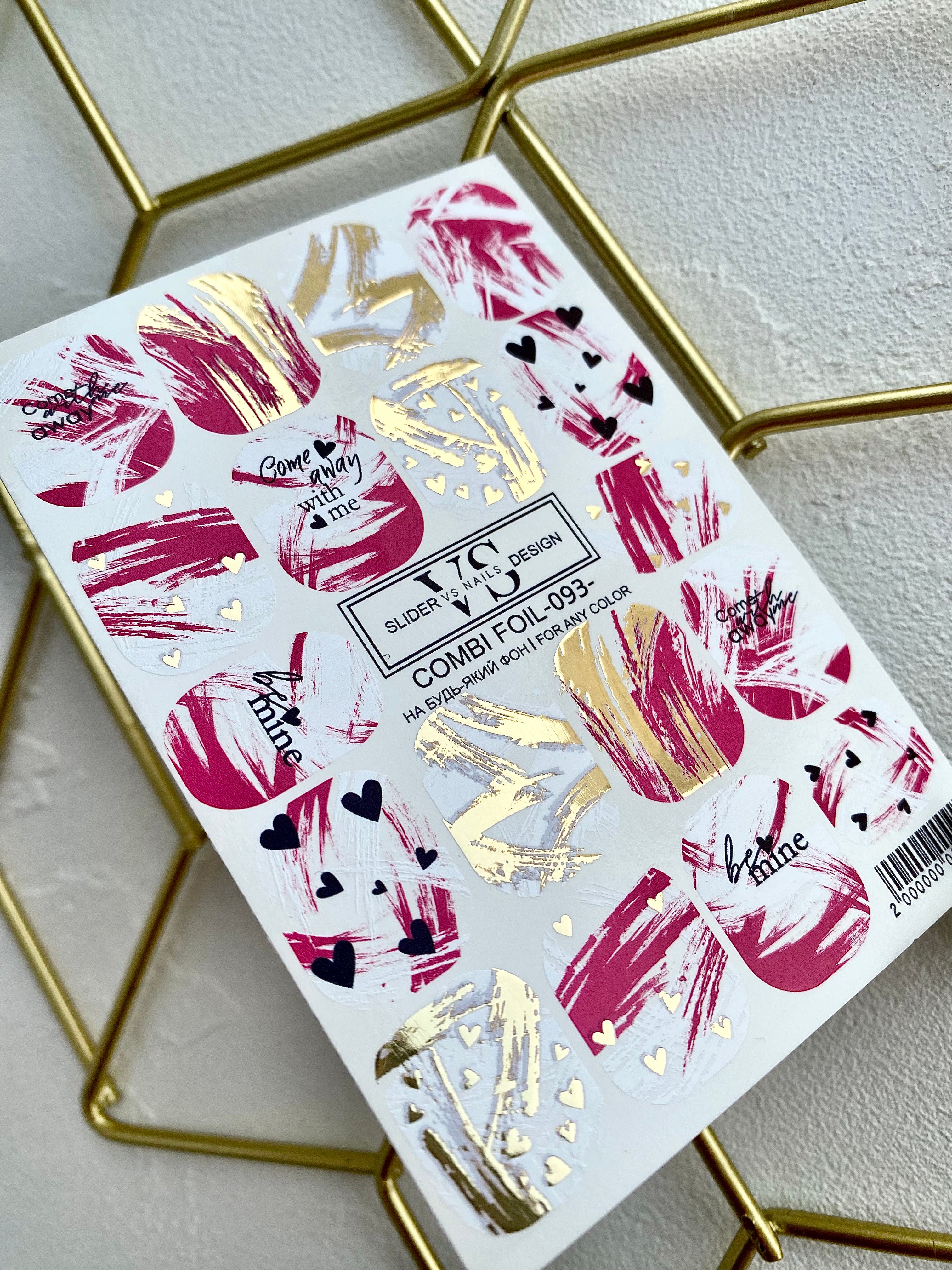 VS NAGAI Slankikliai Kombinuota Folija Nr.93