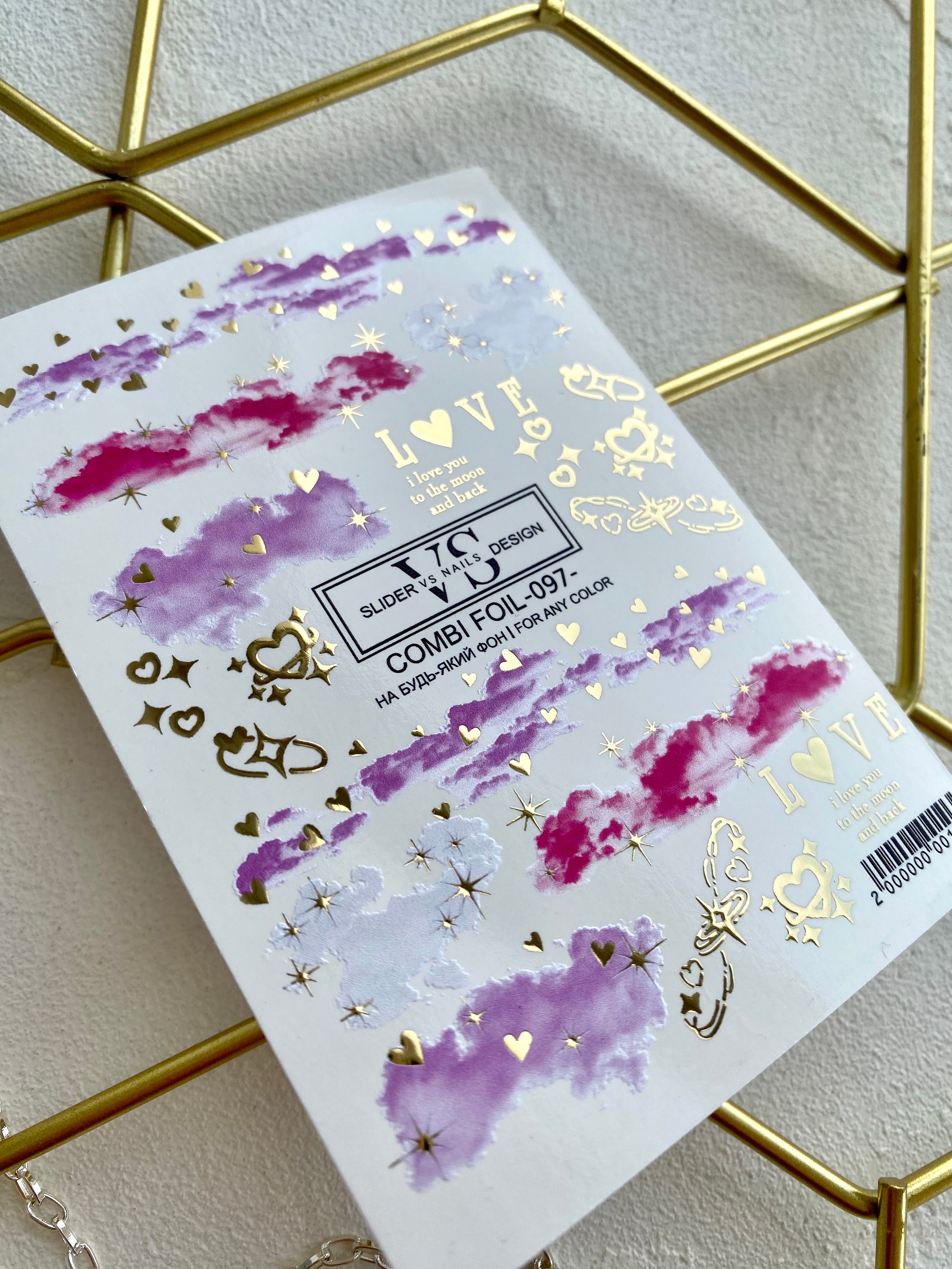 VS NAILS Sliders Combi Foil Nr.97