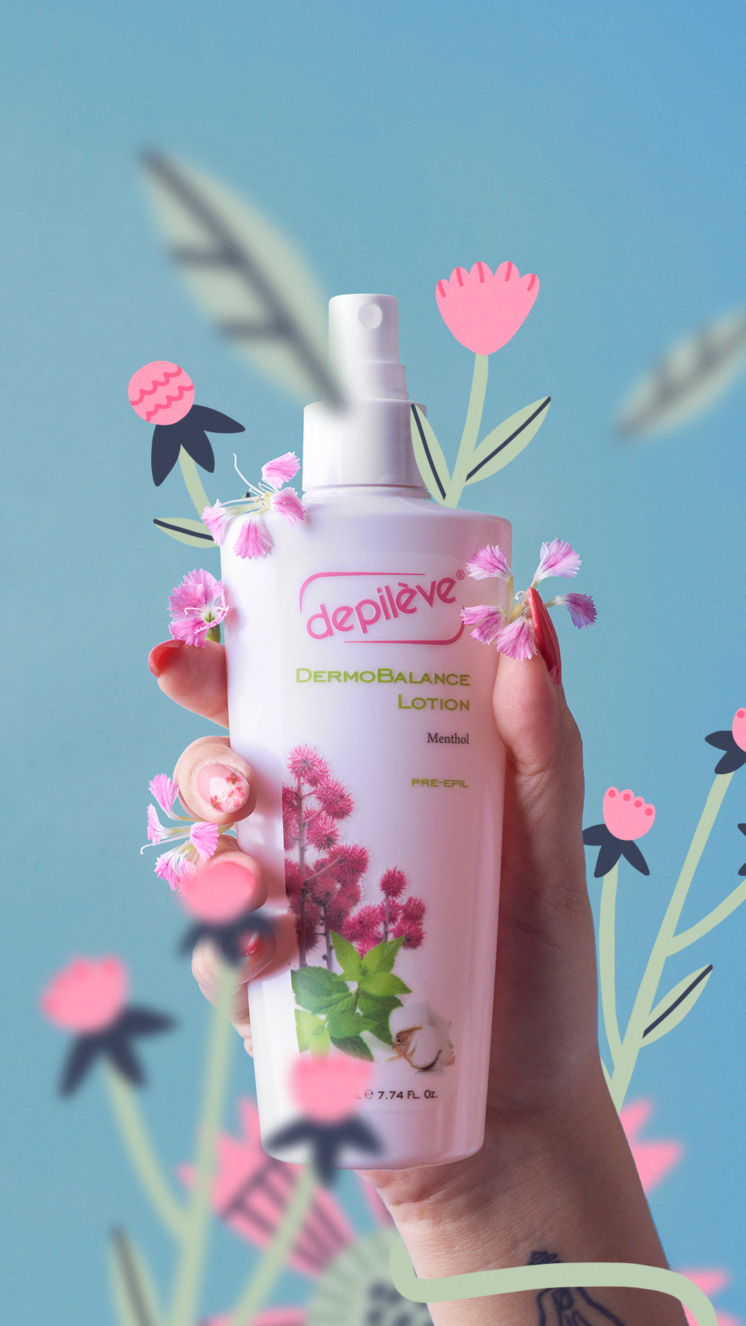 Depileve DERMOBALANCE Priešdepiliacinis losjonas 200 ml