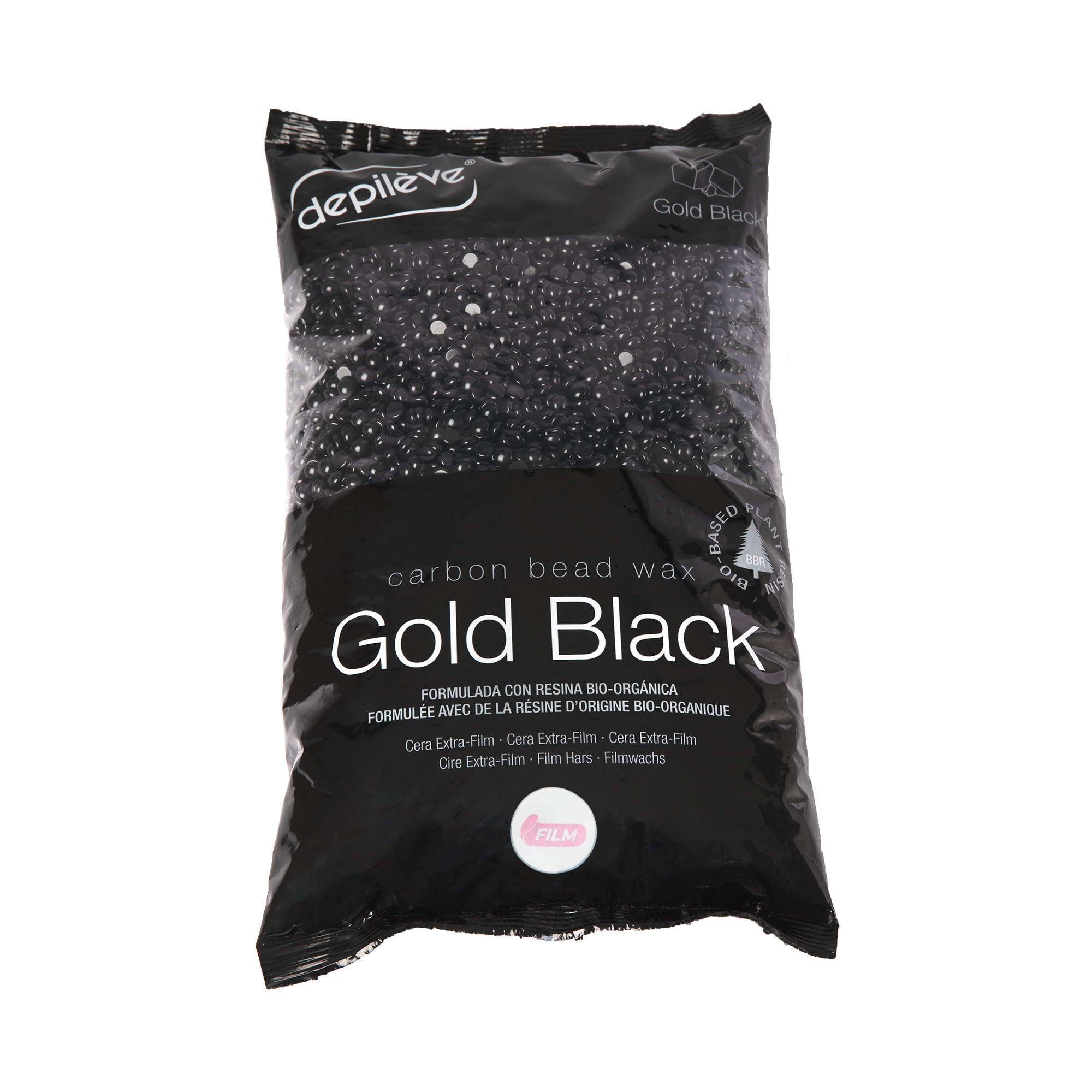 Depileve GOLD BLACK CARBON Film wax in granules 1 kg