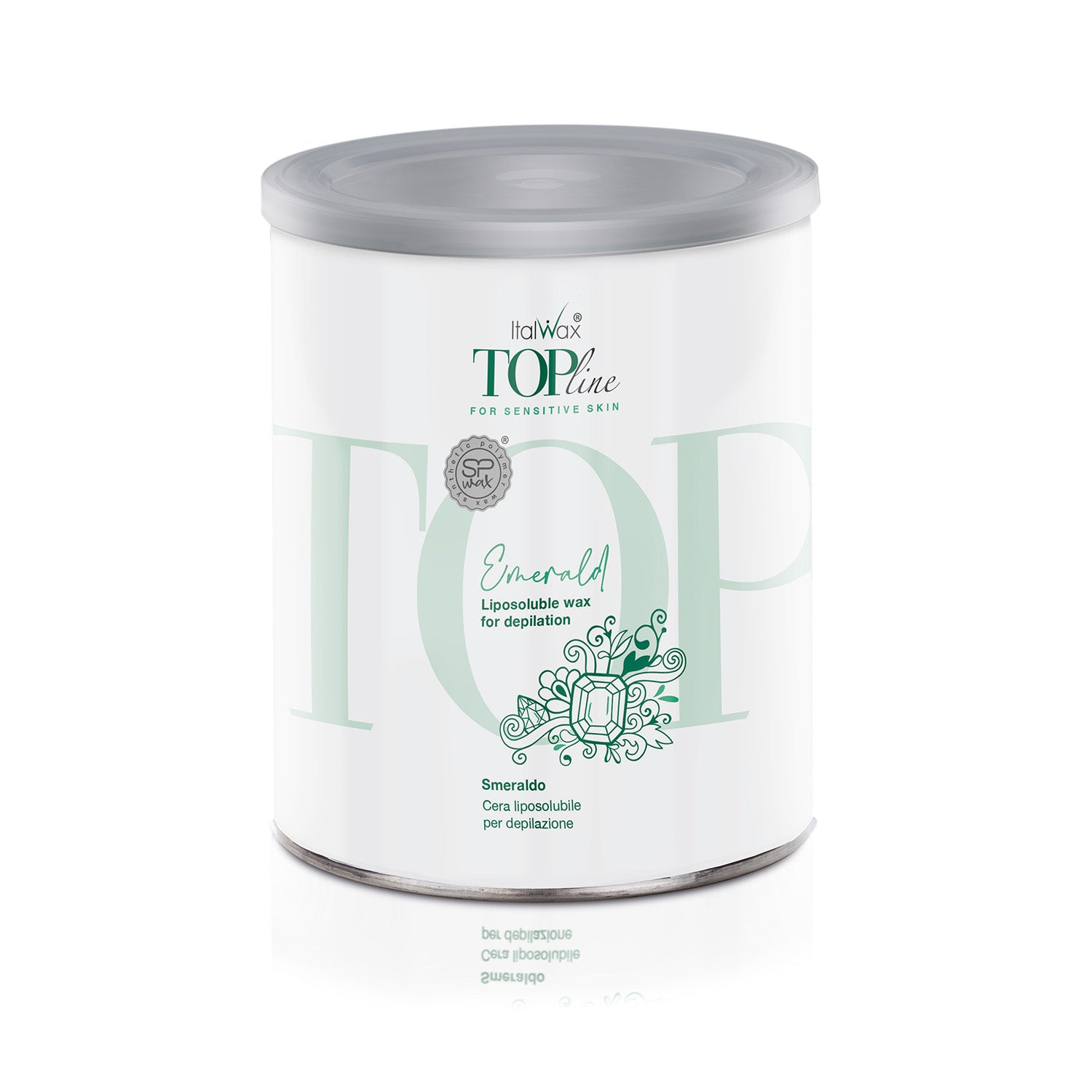 ItalWax TOPline Жидкий воскв банке - EMERALD 800 мл