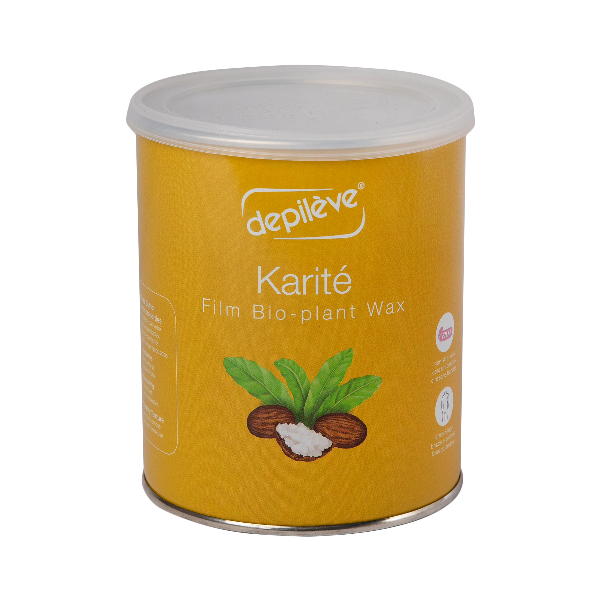Depilive KARITE (SHEA BUTTER) Пленочный воск в банке 800 мл