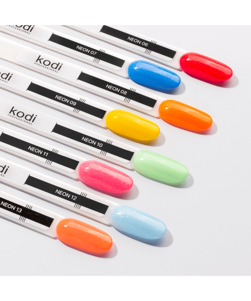 KODI spalvotas guminis pagrindo gelis, neoninis 14 7 ml