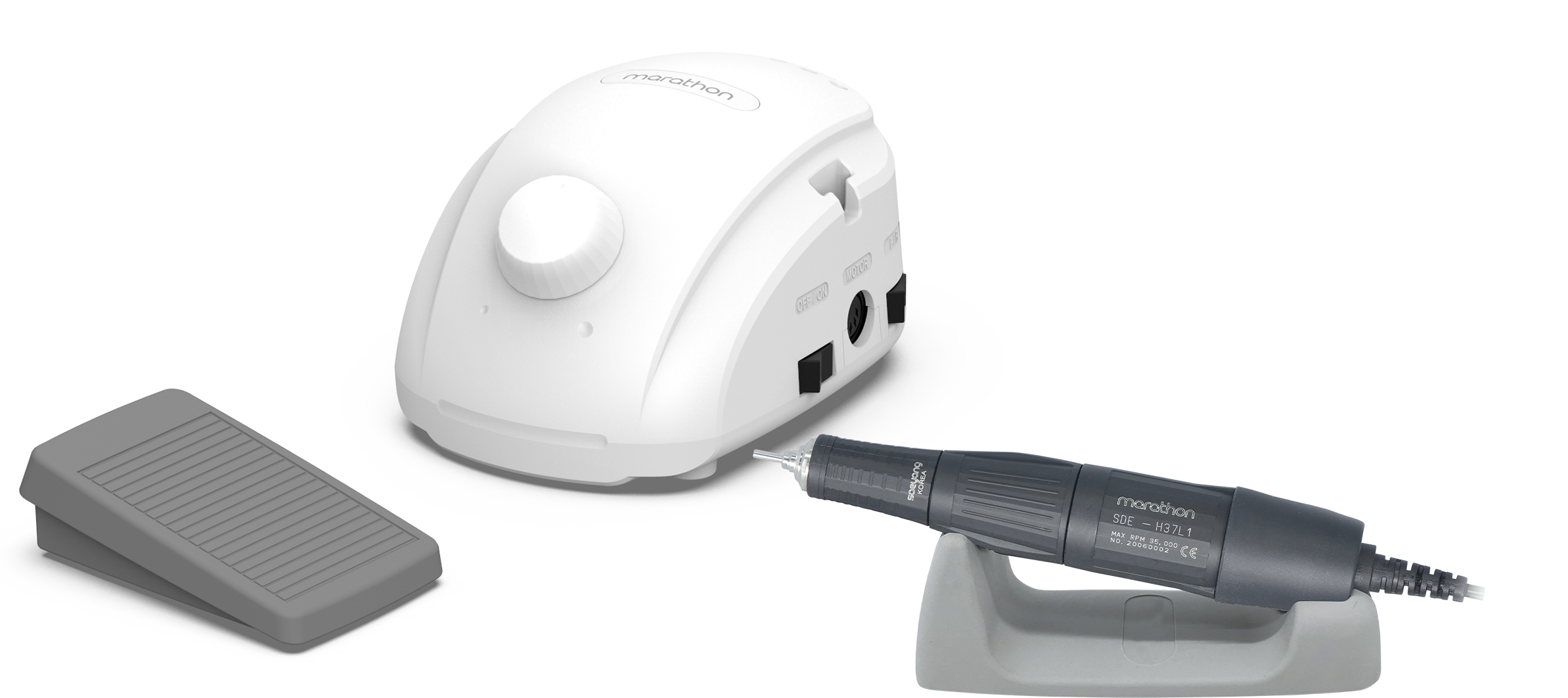 MARATHON M3 CHAMPION (White) NEW 2025 + H37L1 (35,000 rpm)