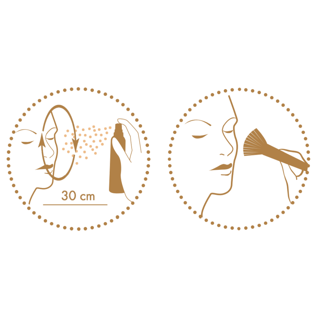 THAT'SO Face-Up toninis kremas aerozolyje - TAMSIAI NUDA, 75 ml