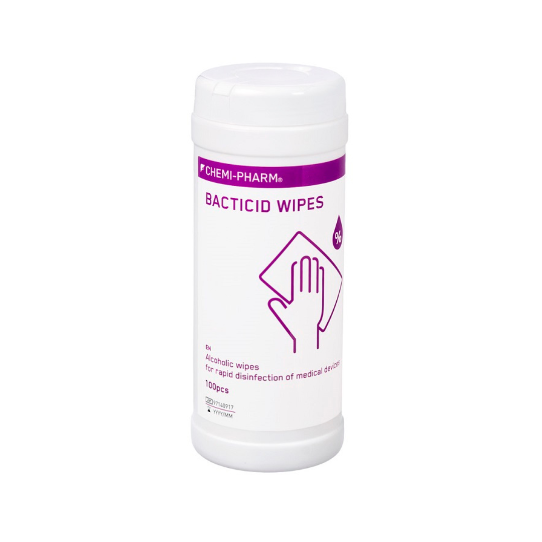 BACTICID WIPES N100 wipes for rapid disinfection of equipment and surfaces, 100 pcs.