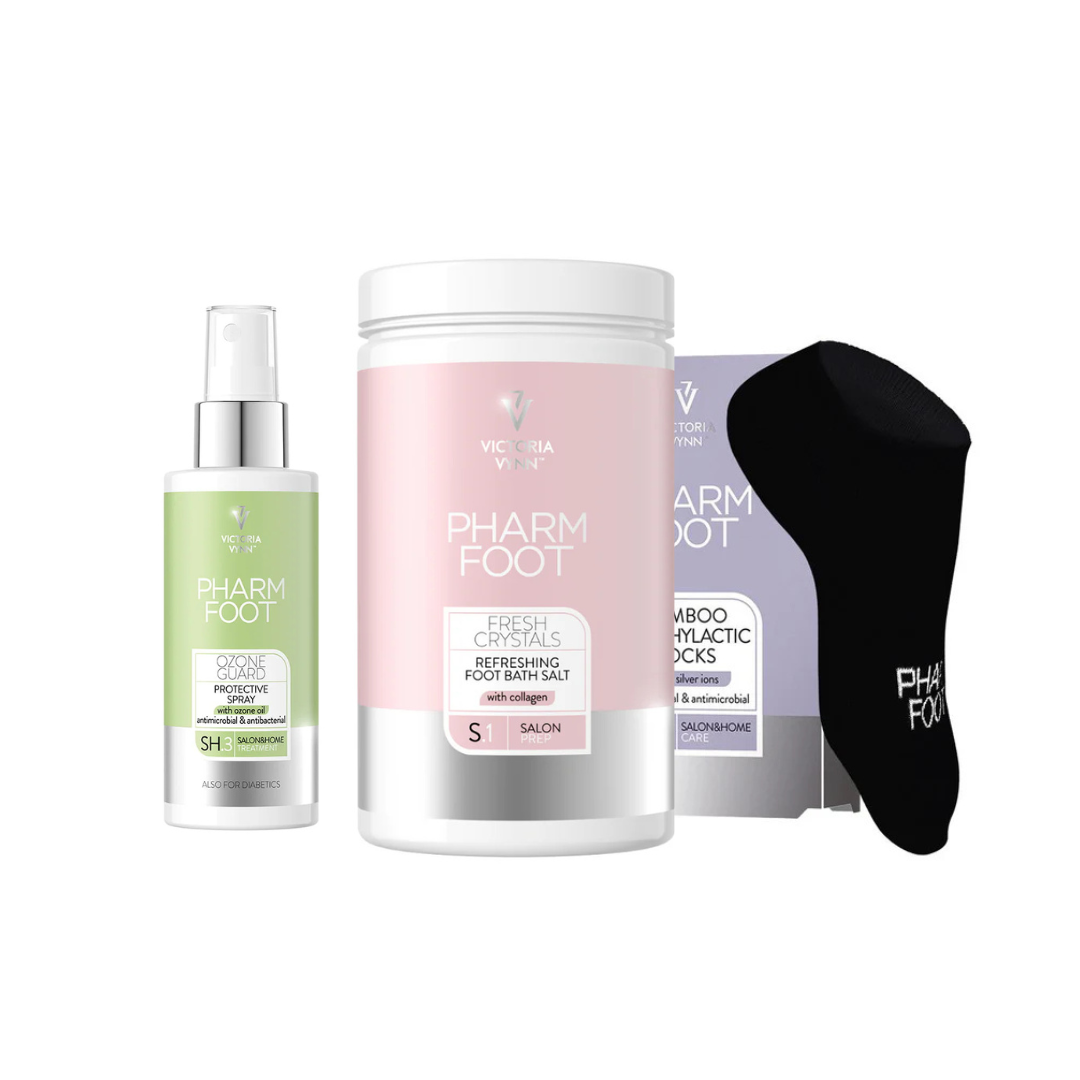 PHARM FOOT Rinkinys nuo pernelyg gausaus kojų prakaitavimo ir nemalonaus kvapo