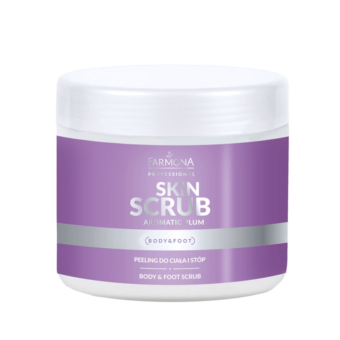 Farmona ODA ŠVEITIKLIS AROMATINGAS SVIESTINIS SU PLUMIŲ EKSTRAKTU Kūno ir pėdų šveitiklis su slyvų ekstraktu 500 g