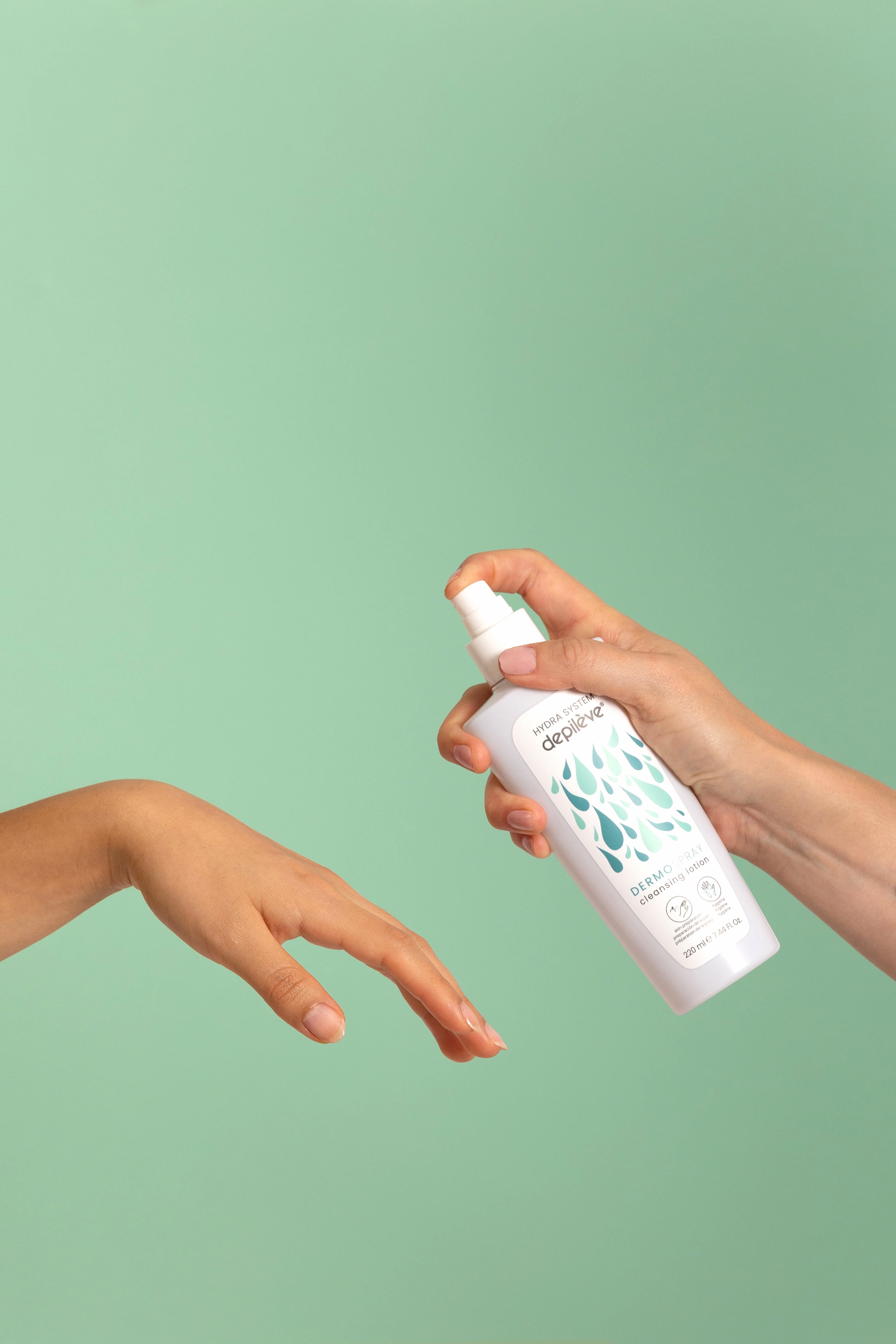 Depileve DERMO SPRAY Antiseptic cleansing spray 220 ml