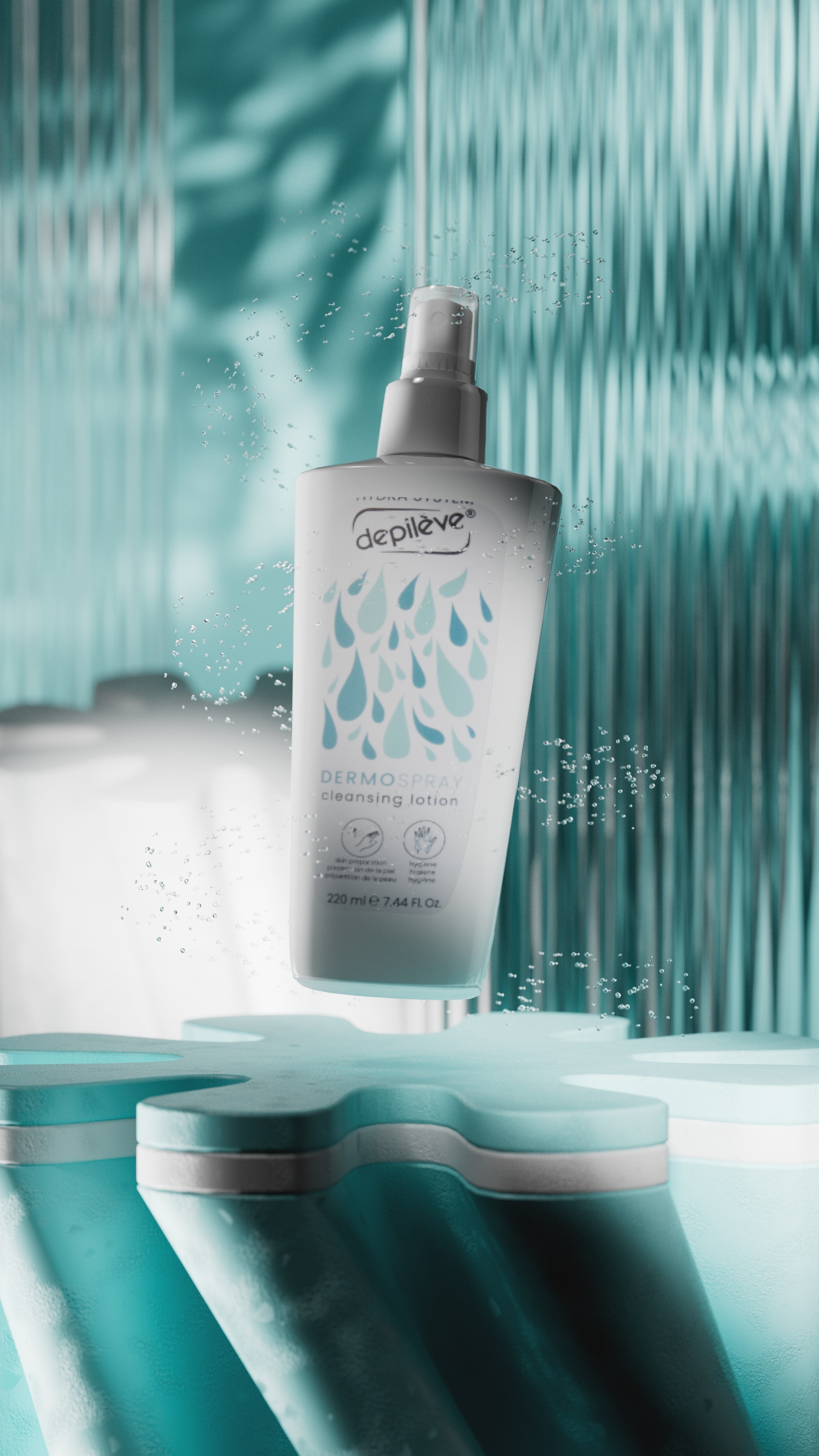 Depileve DERMO SPRAY Антисептический очищающий спрей 220 мл