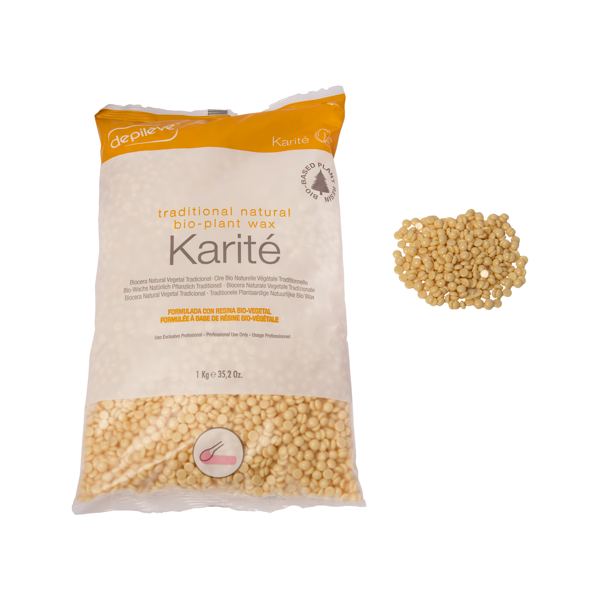 Depileve BIO BEES WAX KARITE (SHEA BUTTER) granules 1 kg