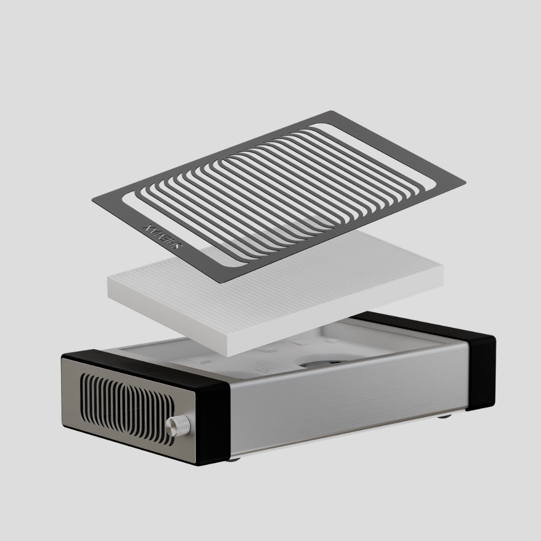 SheMax PRO Style manicure dust collector Black