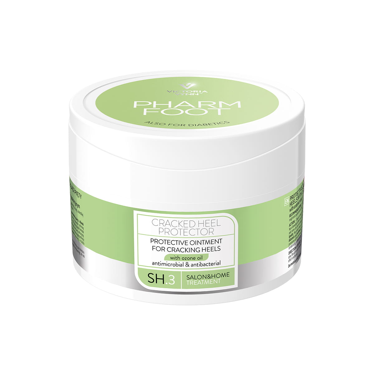 PHARM FOOT Ointment for cracked feet with ozone oil, CRACKED HEEL PROTECTOR 200ml