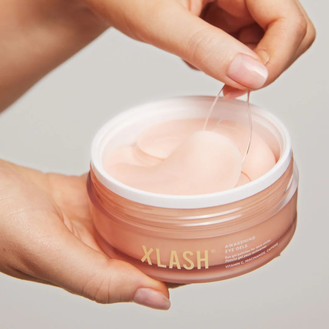 XLASH pabudimo akių geliai - hidrogelių akių pleistrai, 60 vnt.