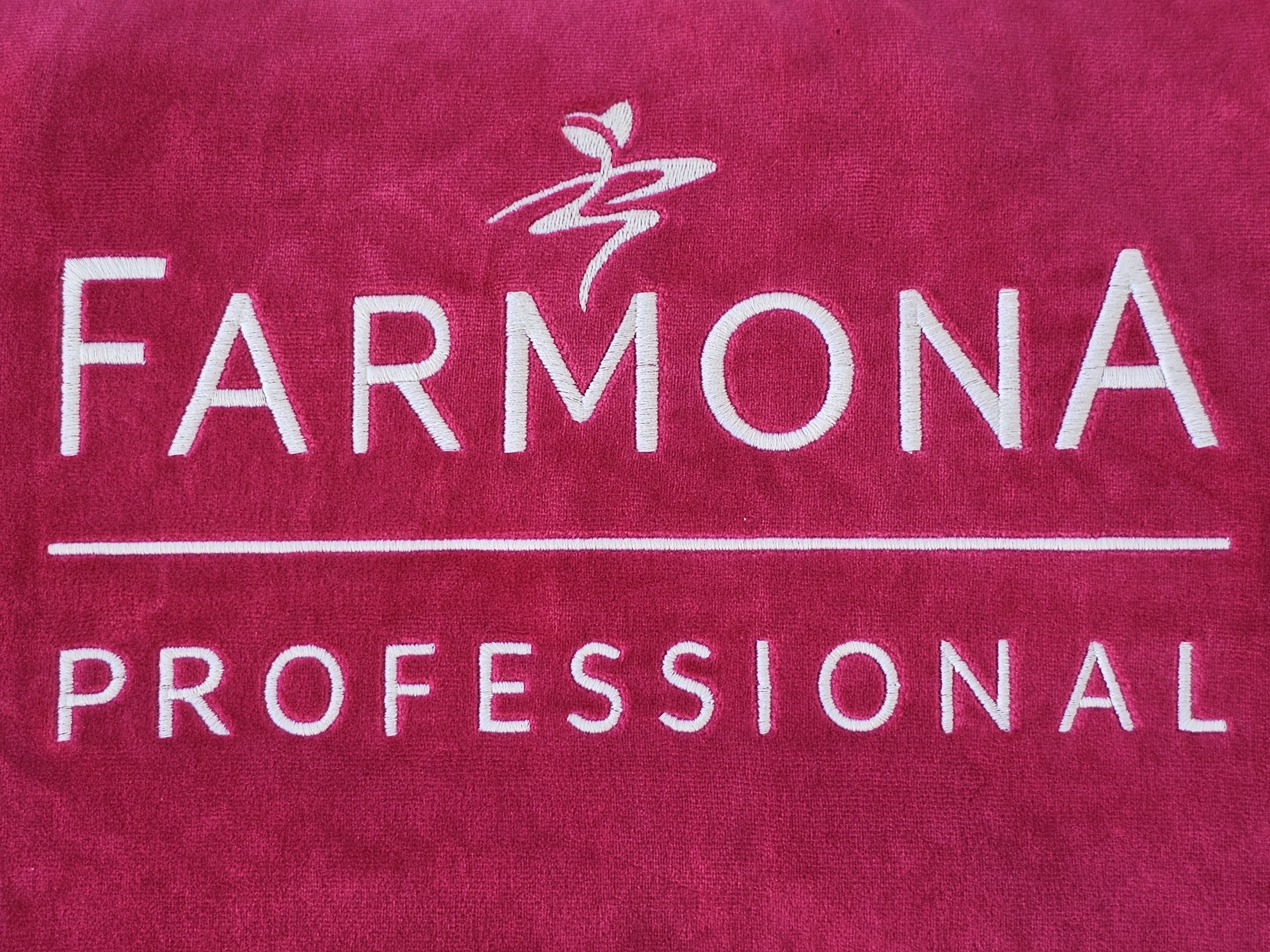 Farmona chaise longue cover with elastic, fuchsia