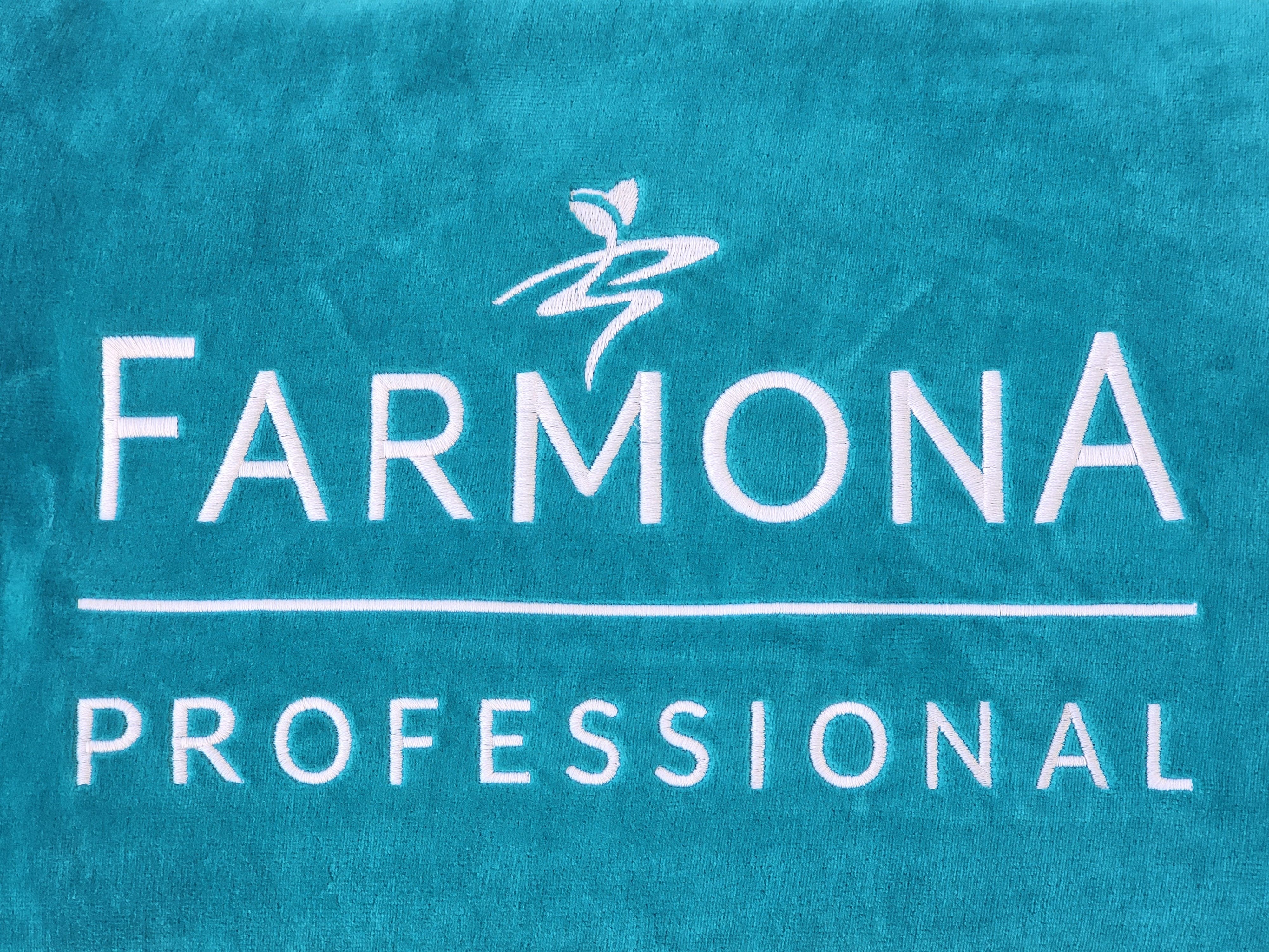 Farmona chaise longue cover with elastic, emerald green