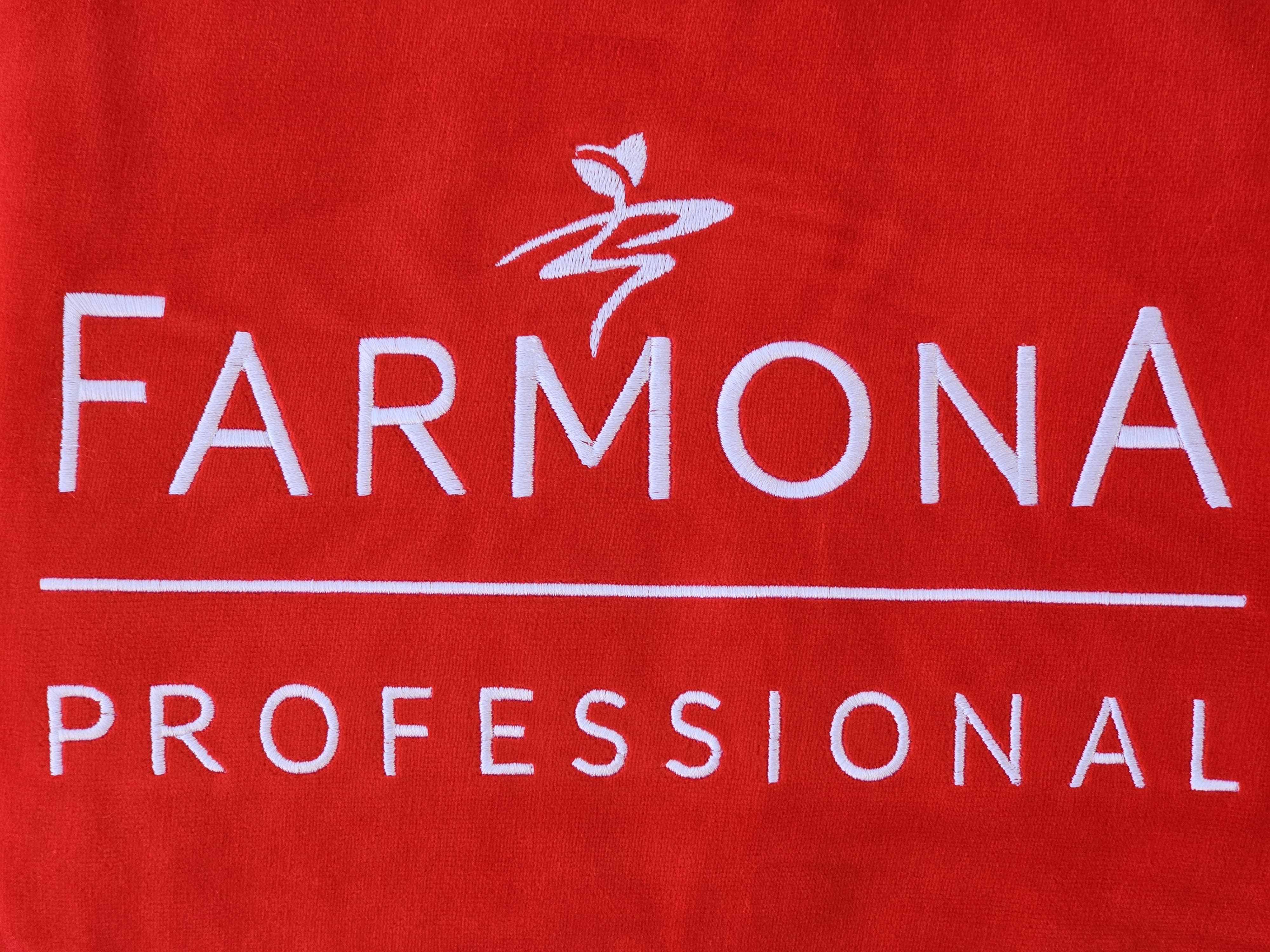 Farmona sofa cover with elastic, red