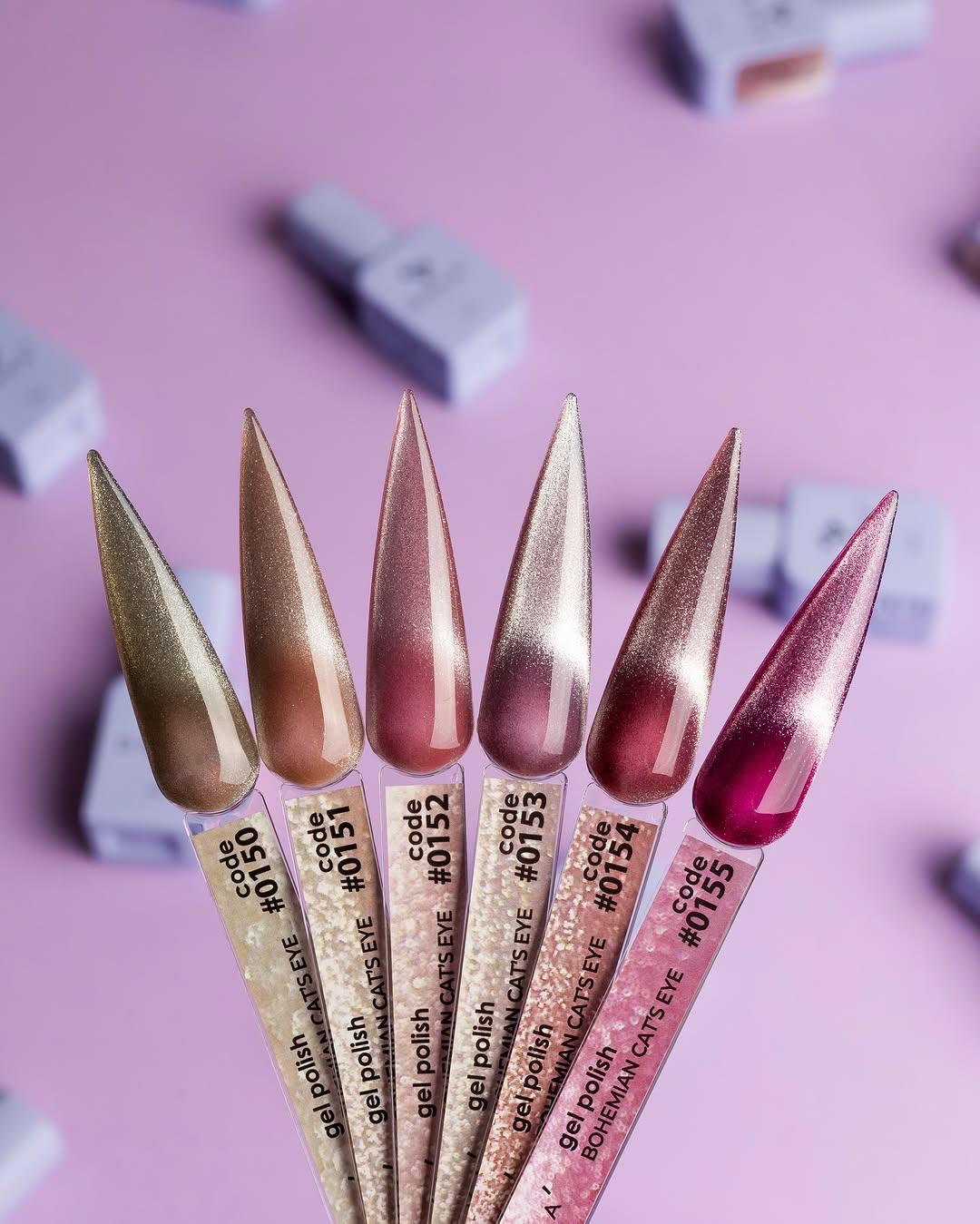 0019 Color Gel Polish Bohemian Cat Eye Collection 12ml