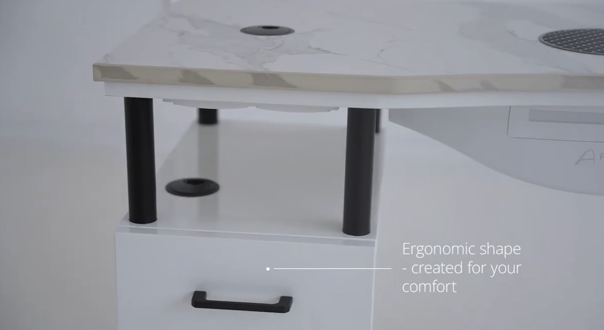 Afinia Basic Sintered Quartz Cosmetic Table