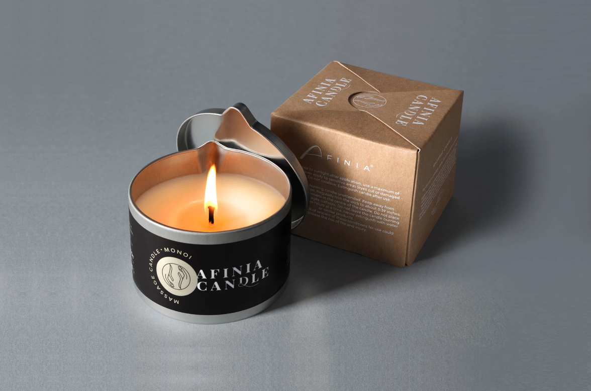 Afinia aromatic massage candle Monoi 150gr