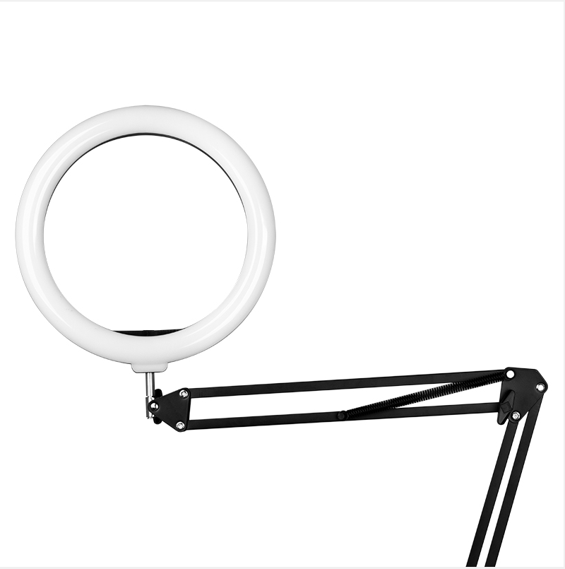 Pritvirtinama makiažo LED stalinė lempa 8W 10 cm skersmuo